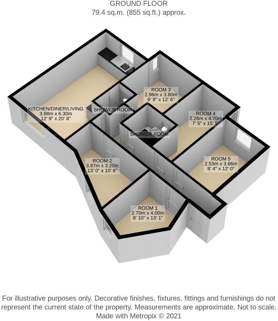 Little Paul Street, Bristol, BS2 floorplan