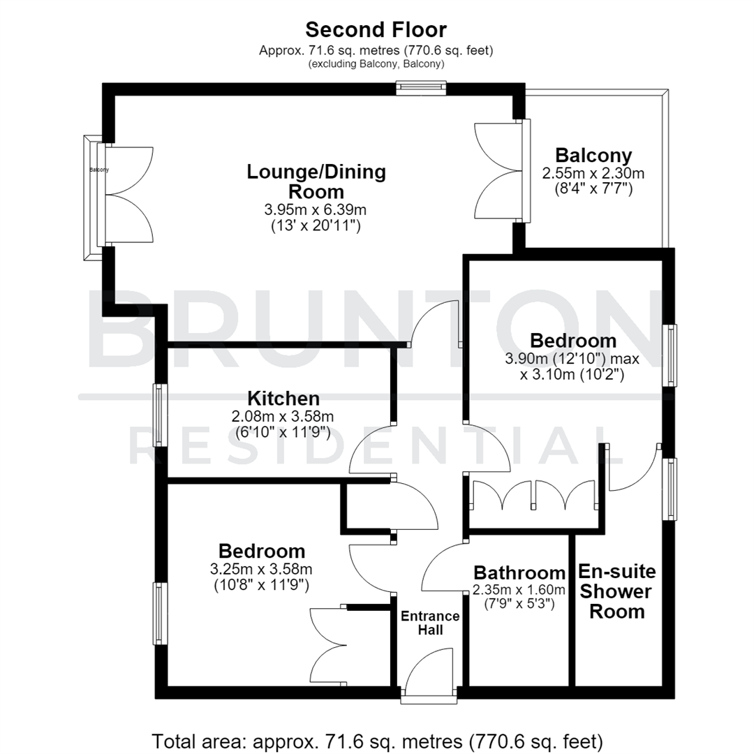 Knightsbridge Court, Gosforth, NE3 floorplan