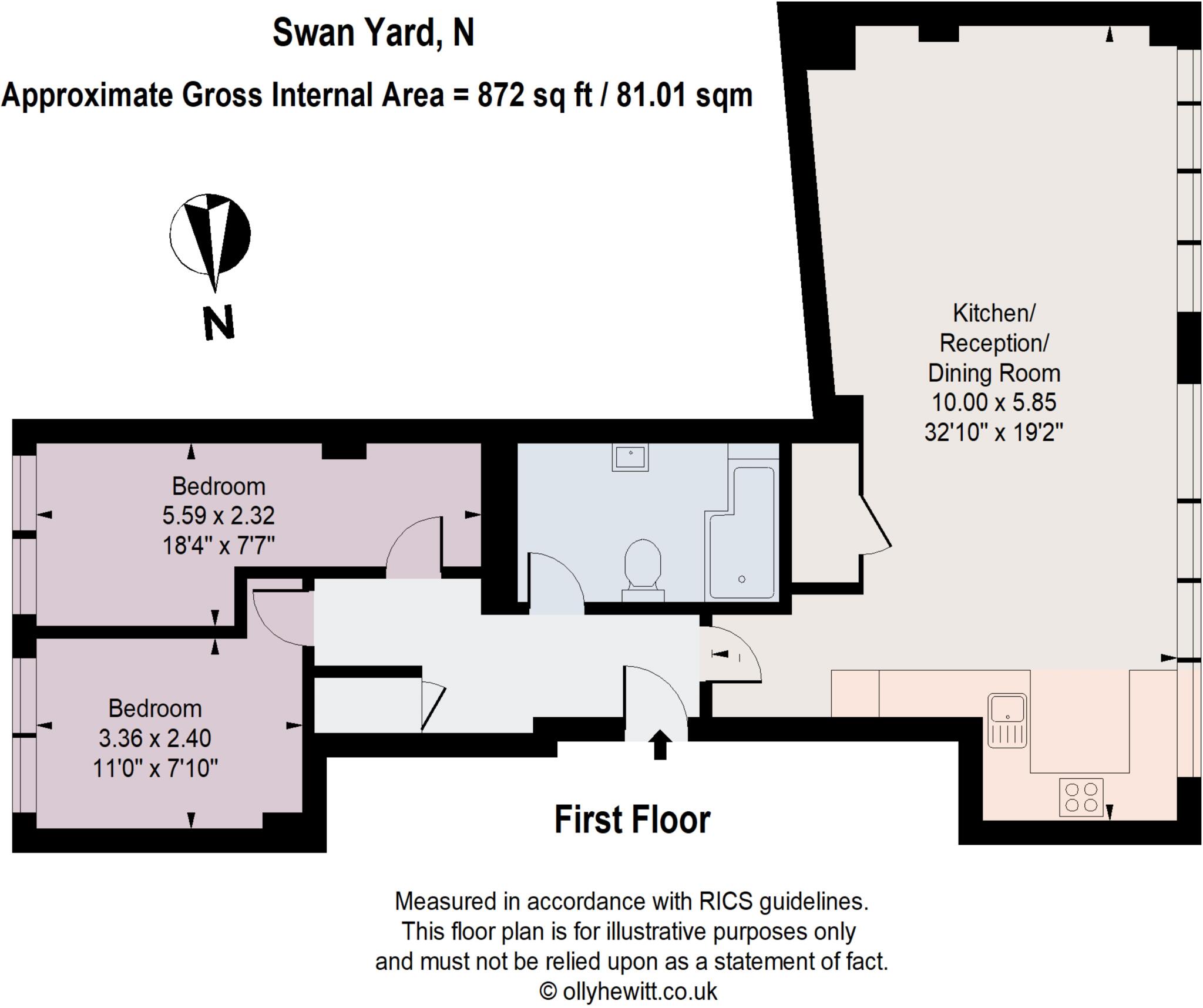 Swan Yard, London, N1 floorplan
