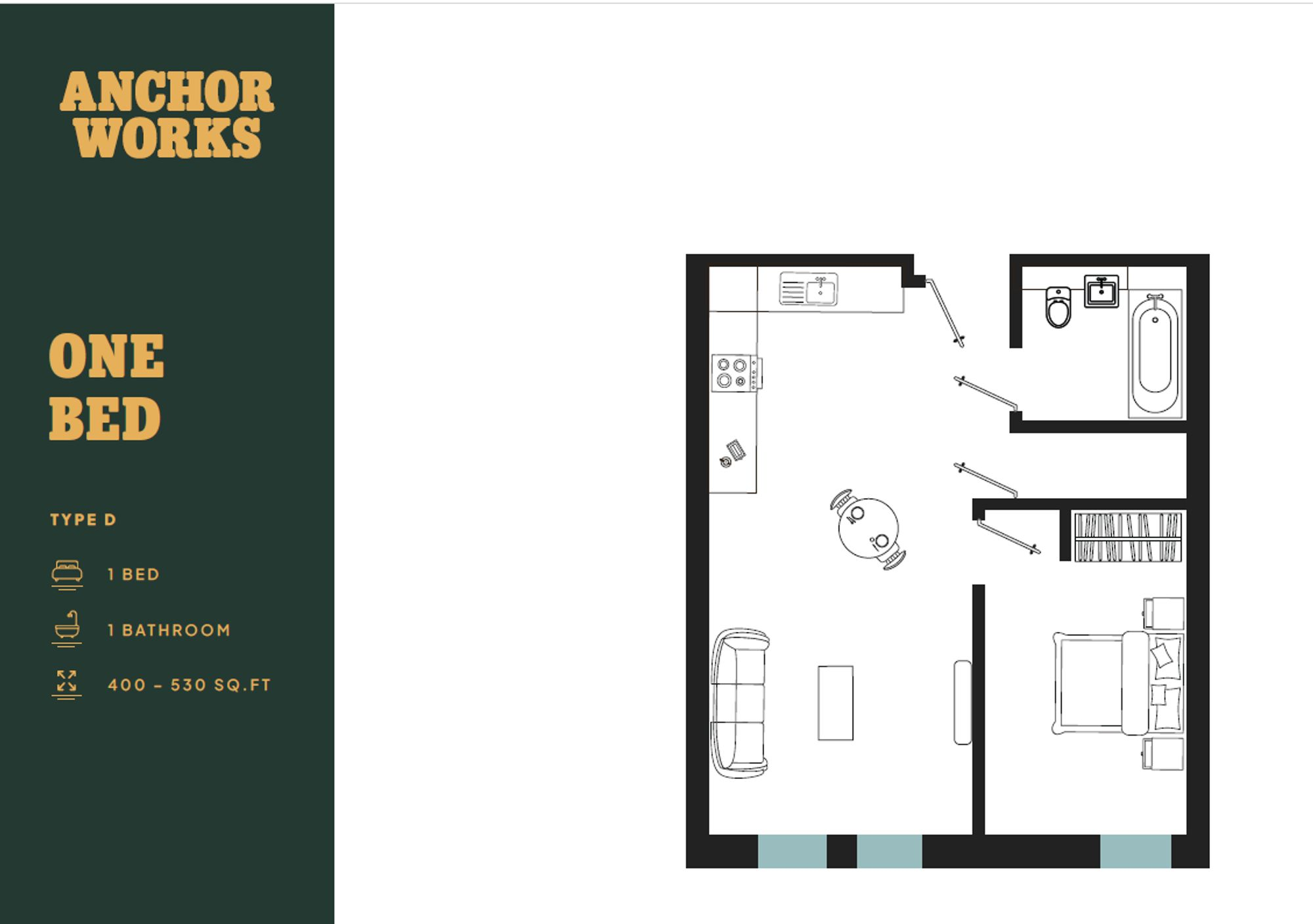 Anchor Works, Dumballs Road, CF10 floorplan