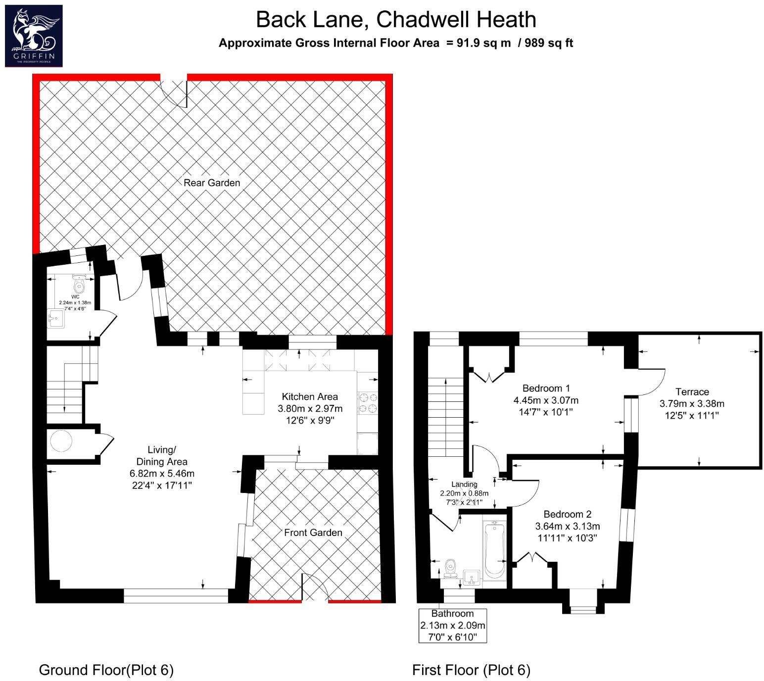 Market Garden Mews, Chadwell Heath, RM6 floorplan