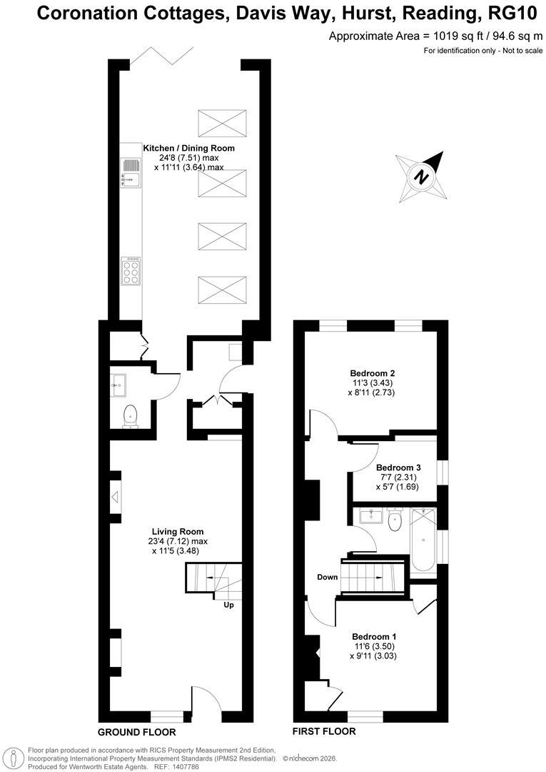 Davis Way, Hurst, Berkshire, RG10 floorplan