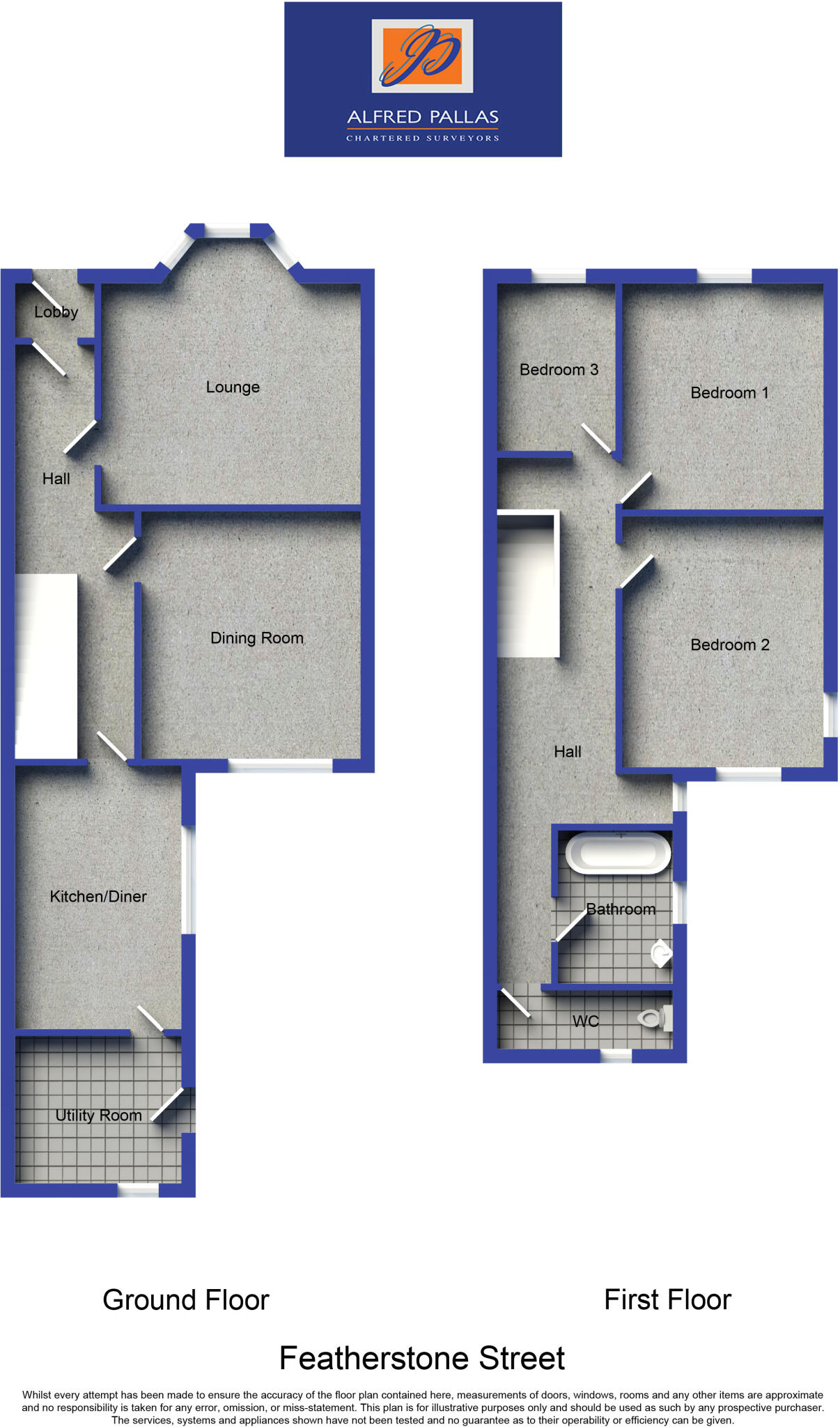 Featherstone Street, Roker floorplan