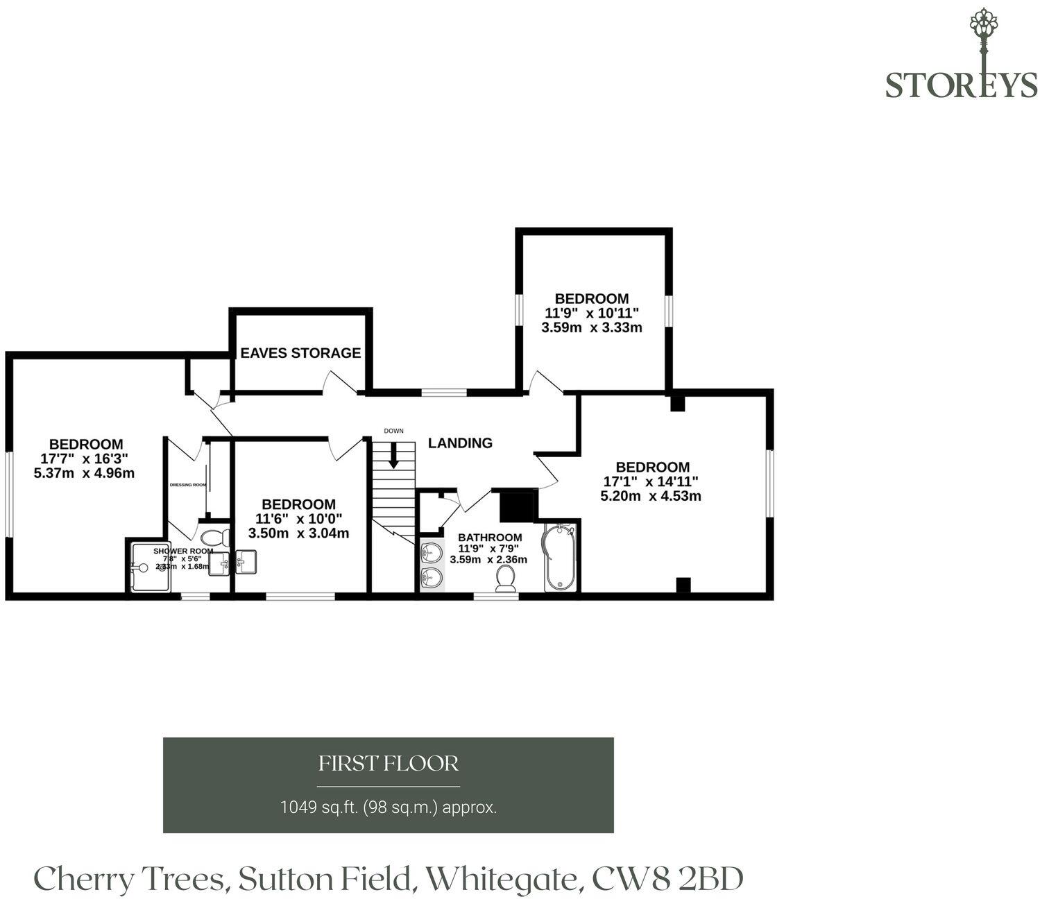 Sutton Field, Whitegate, CW8 floorplan