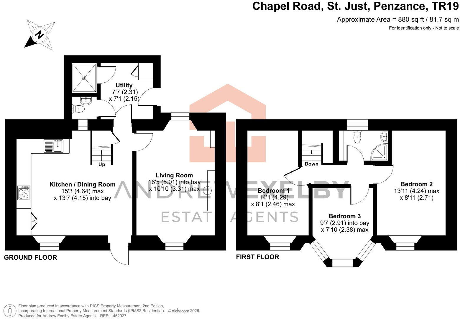 Chapel Road, St Just TR19 floorplan