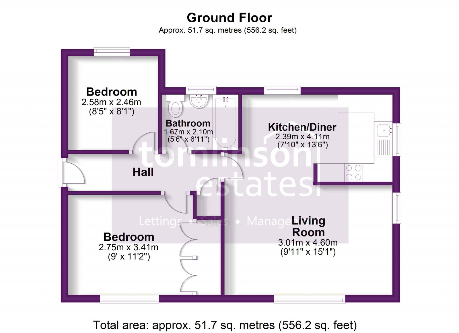 Henry Road, Beeston, Nottingham, NG9 2BE floorplan