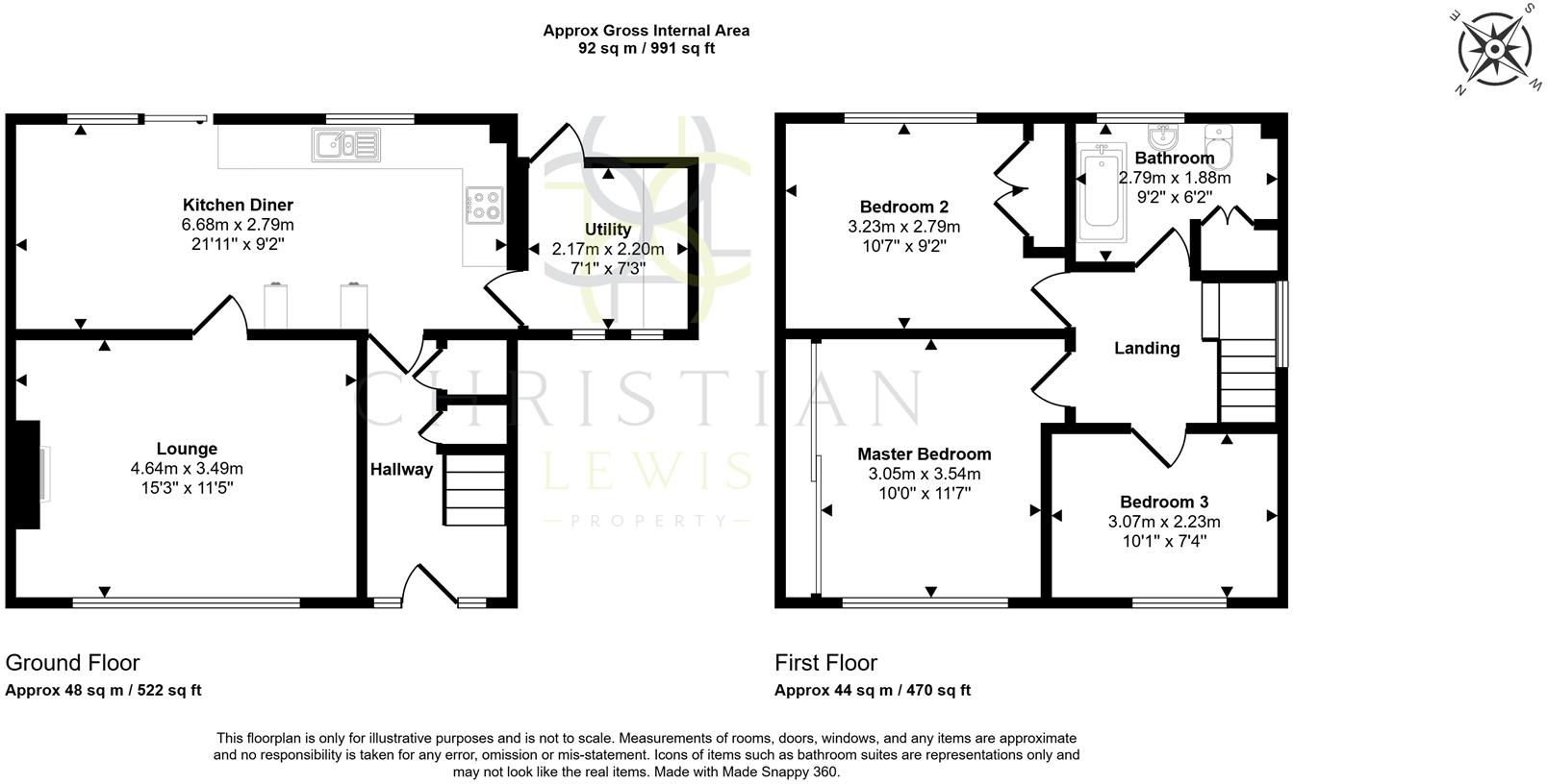 Meadow Road, South Littleton, Evesham floorplan