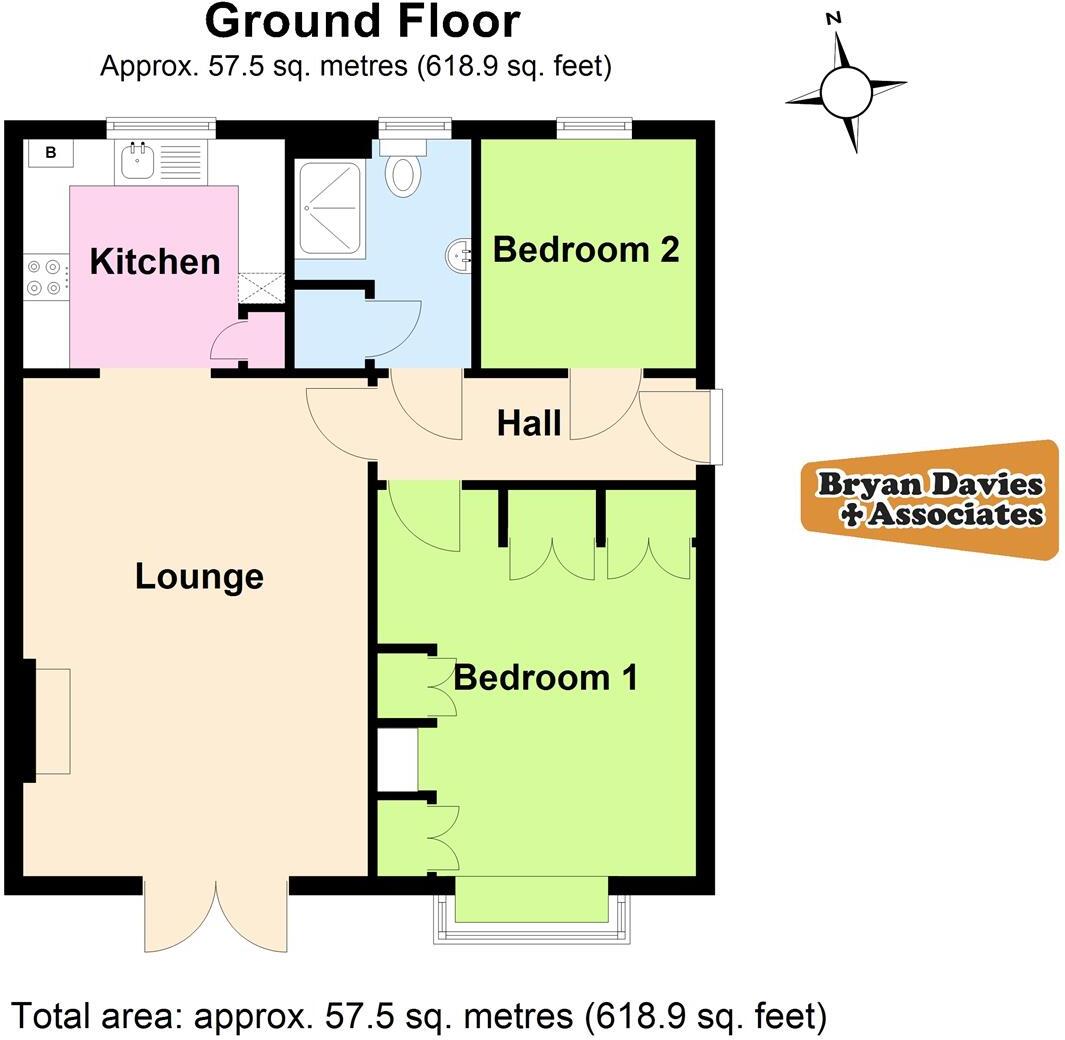 Maes Berllan, Craig Y Don, Llandudno floorplan