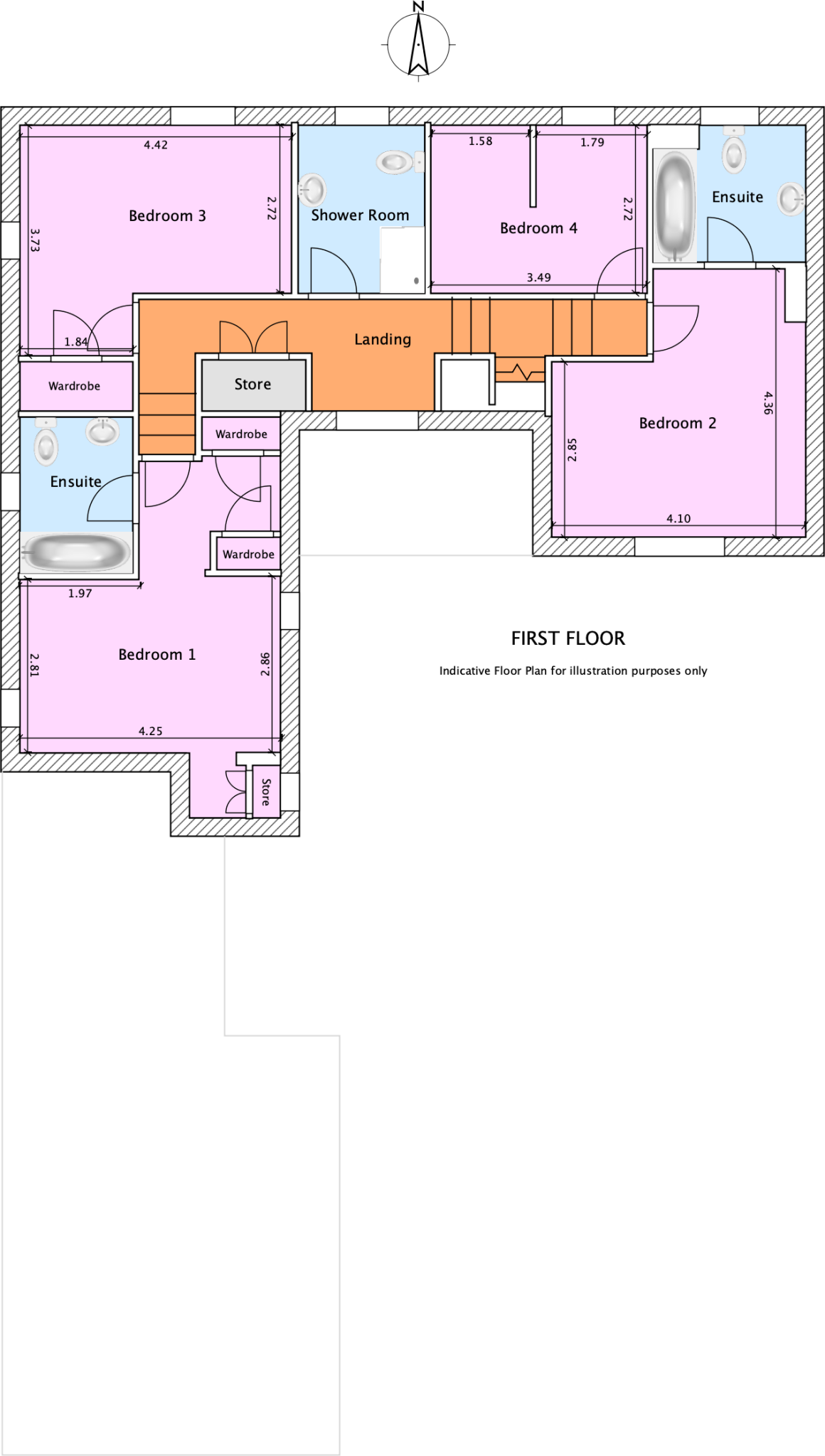 Chestnut Lodge, Clopton, Stratford-upon-avon, Warwickshire floorplan