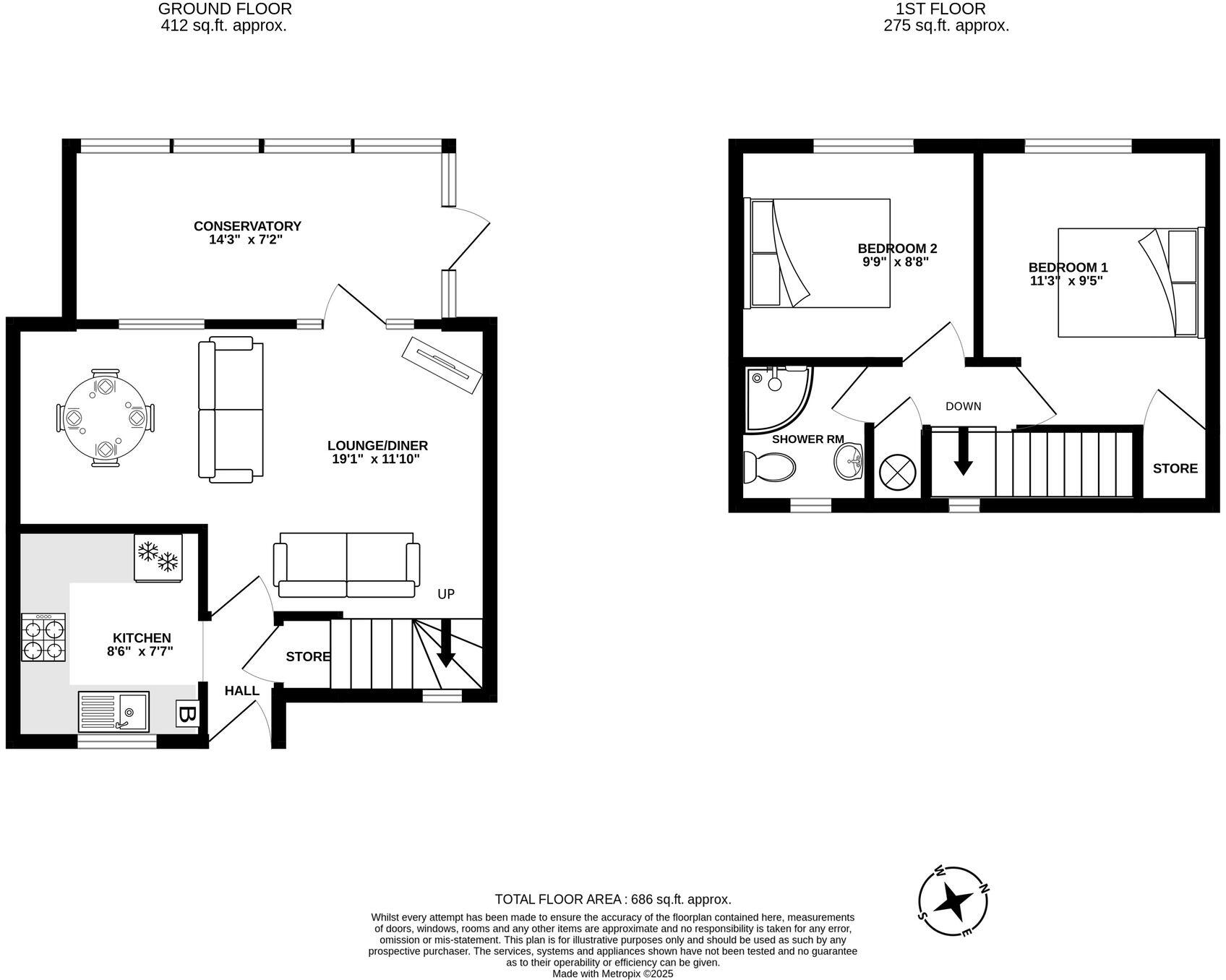 Sgubor Goch, Llanharry, CF72 floorplan