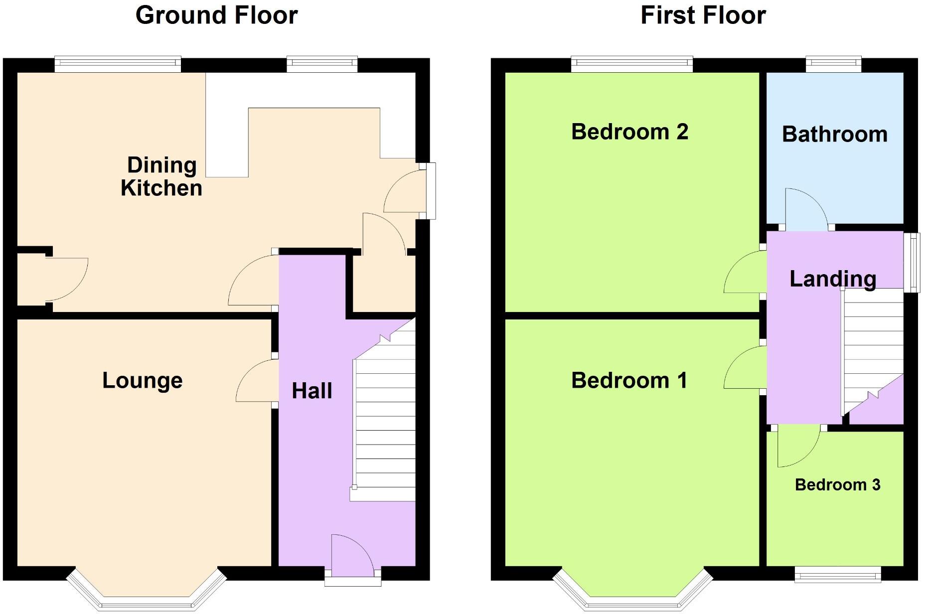 Clarence Street, Leyland, Lancashire, PR25 floorplan