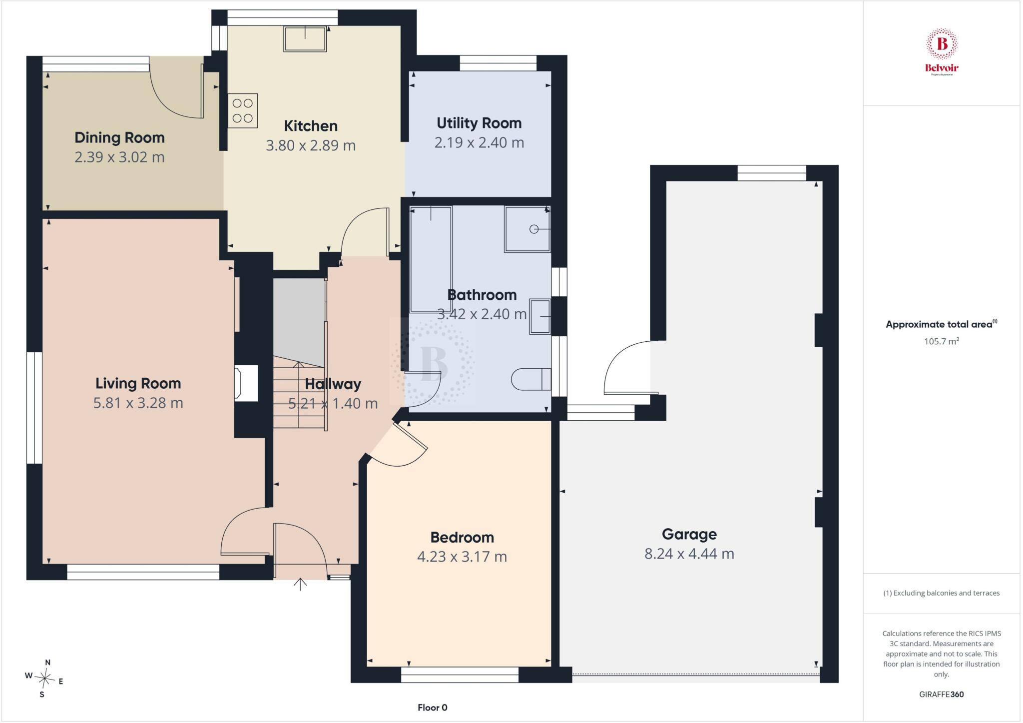 Cranborne Avenue, Hitchin floorplan