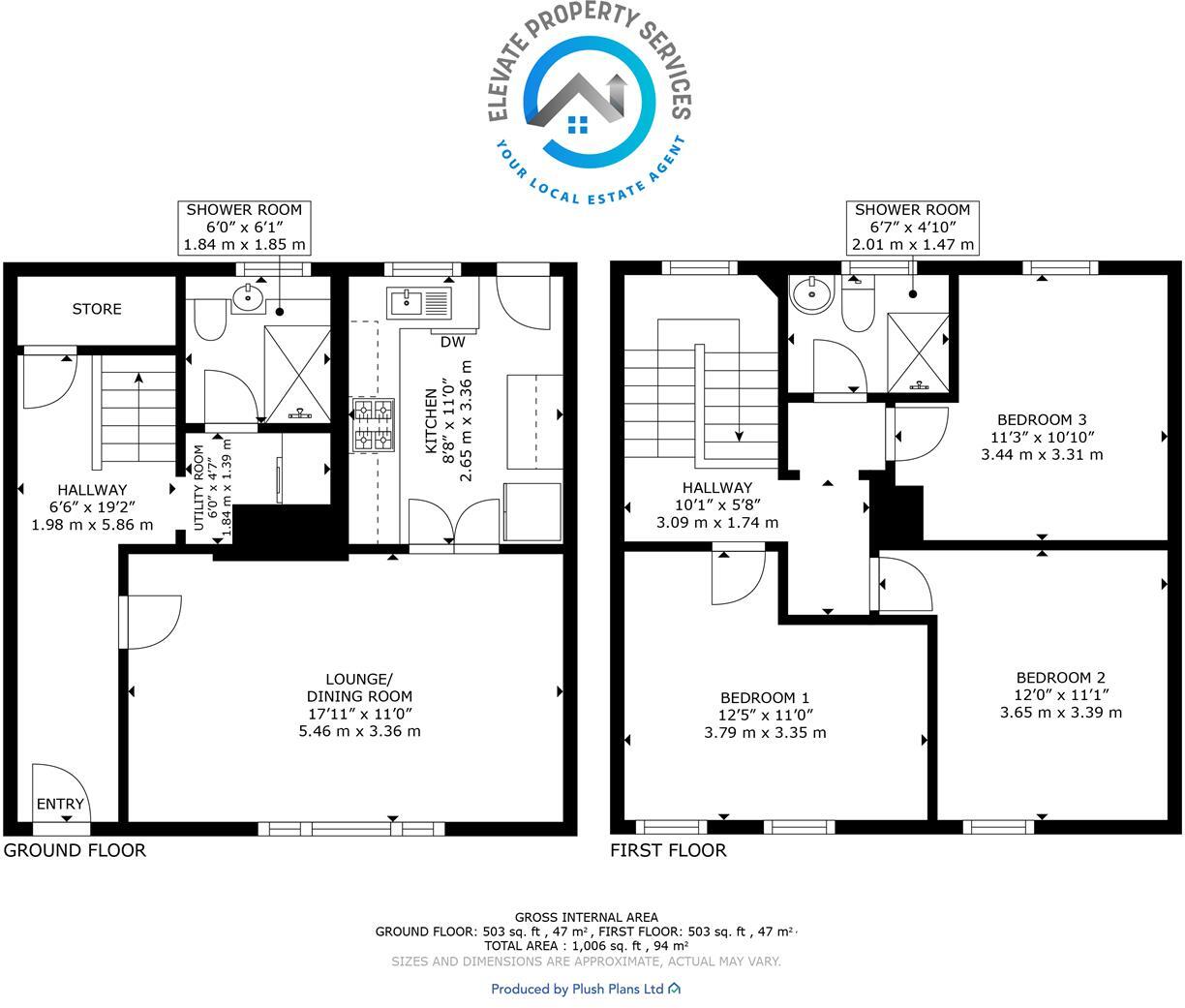 Perth Crescent, Mountblow, Clydebank floorplan