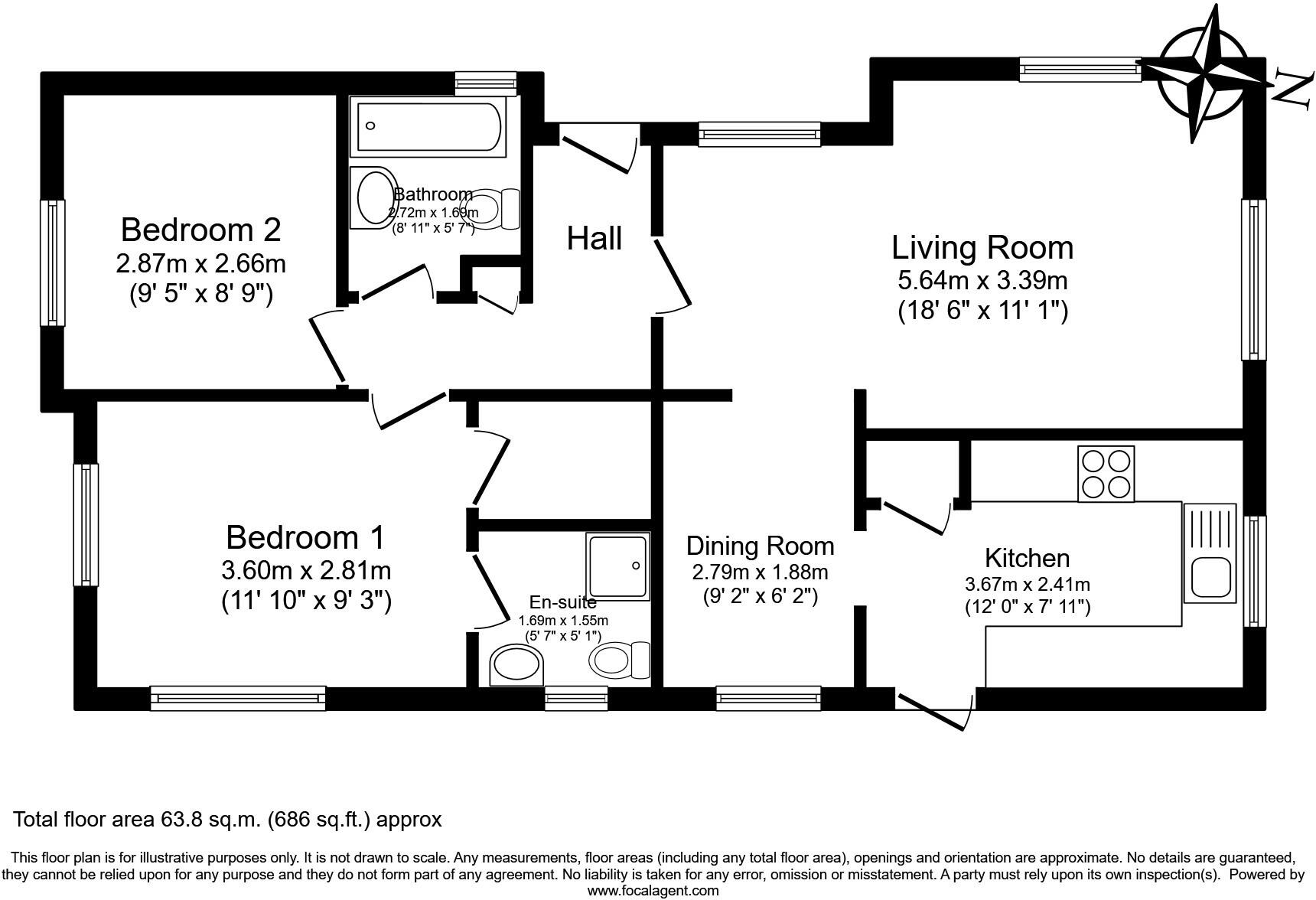 Charlton Common, Bristol, BS10 floorplan