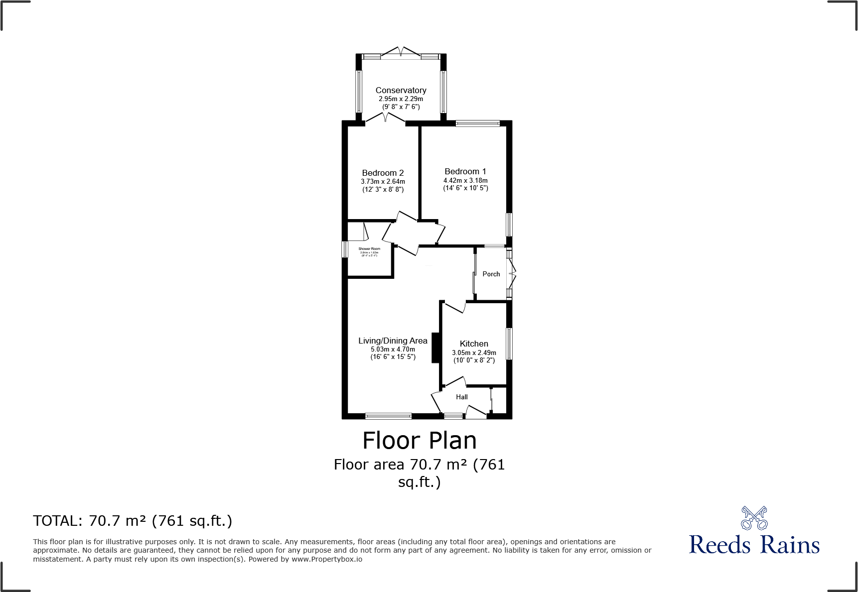 Trem Y Bont, Kinmel Bay, Conwy, LL18 floorplan