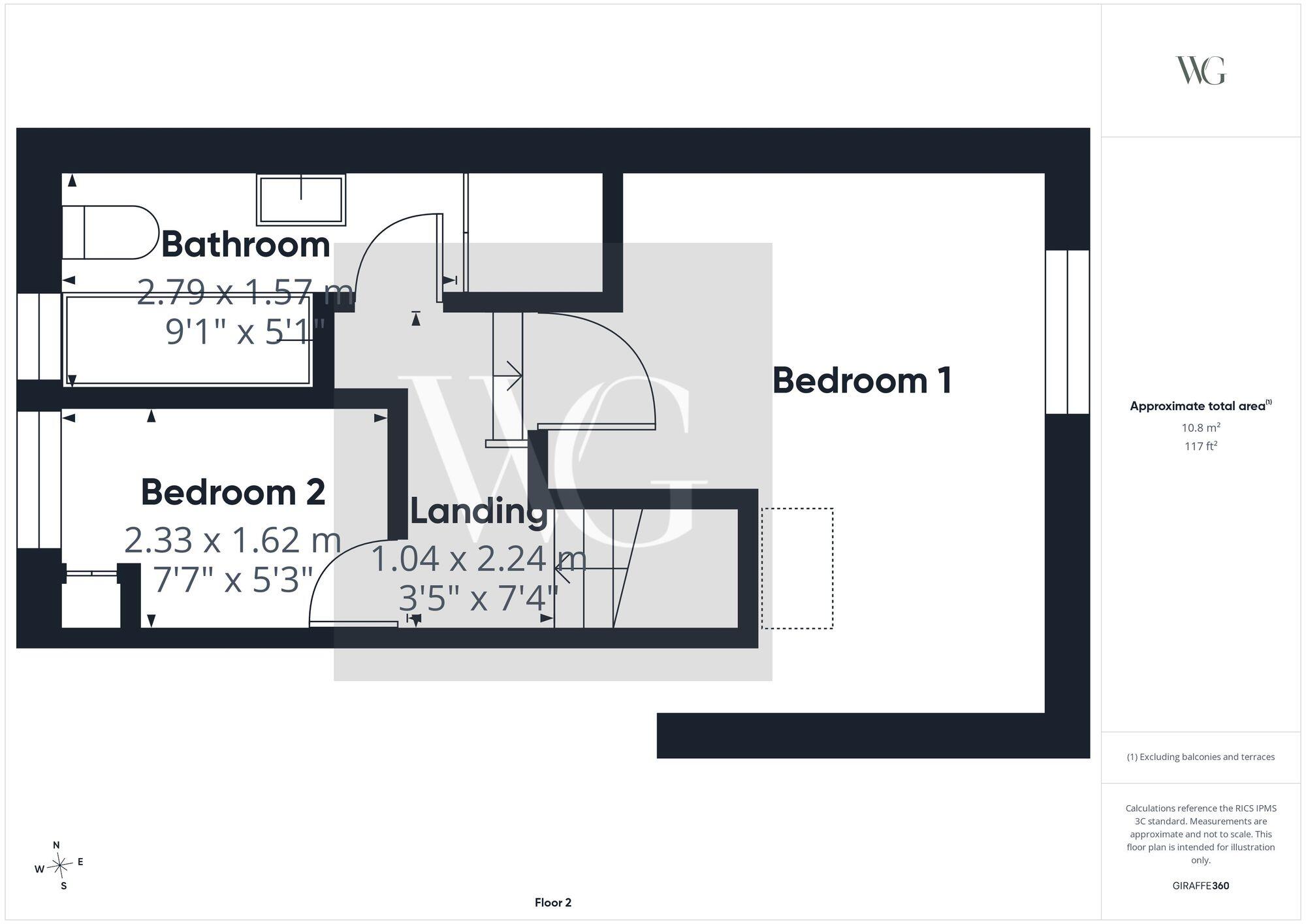 2 Southend Cottages Driffield Road Kilham Driffield YO25 4SN floorplan