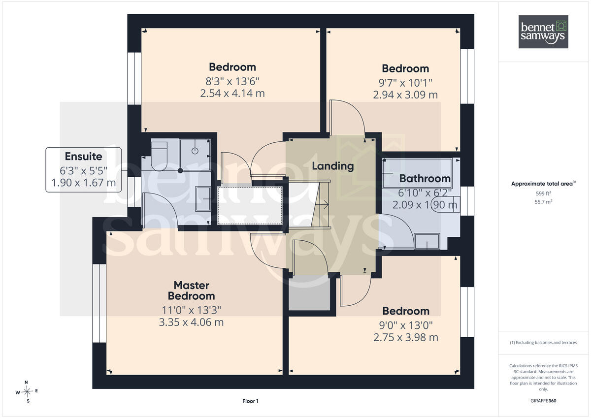 Bower Close, Ashbourne, DE6 floorplan