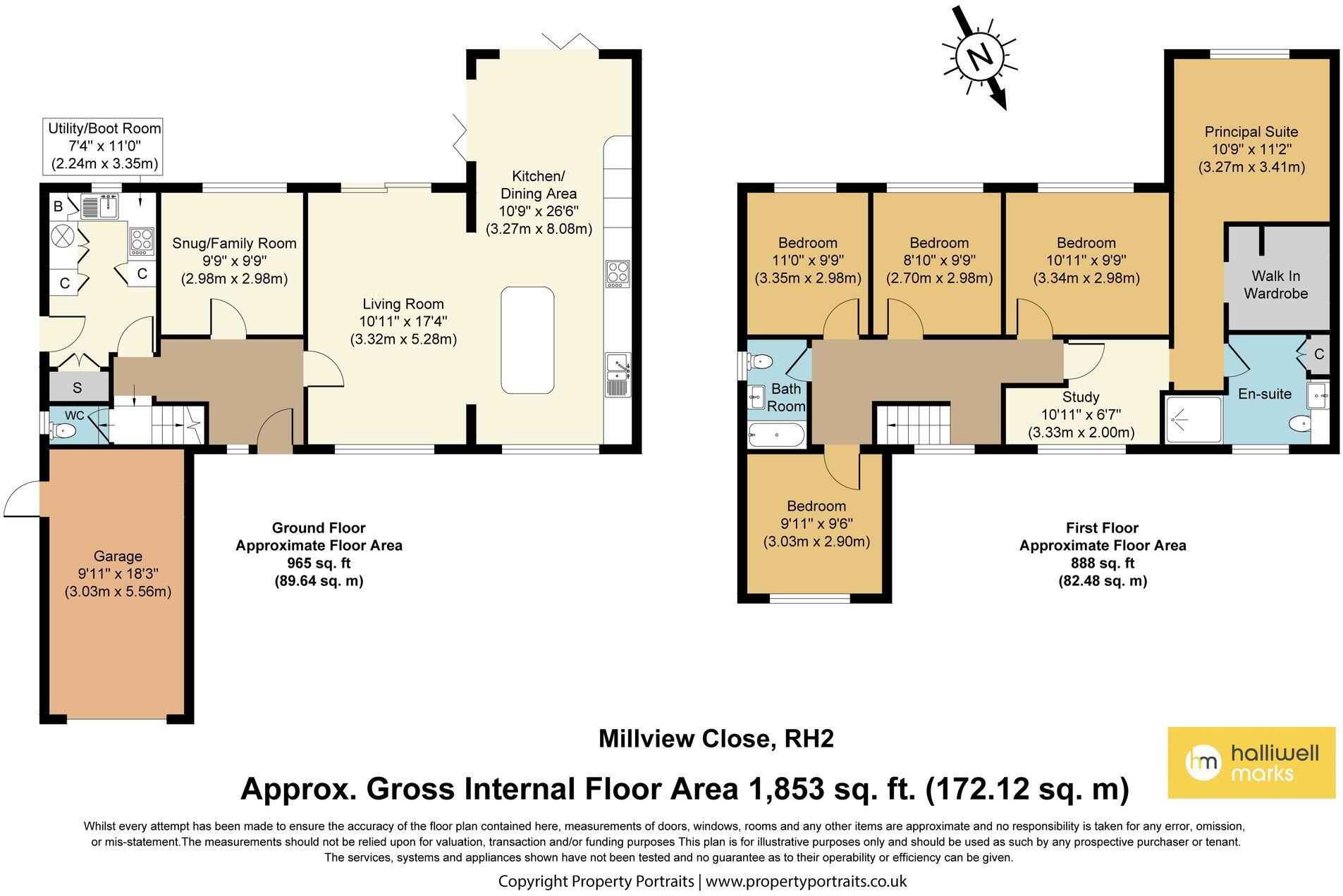 Millview Close, Reigate, RH2 floorplan