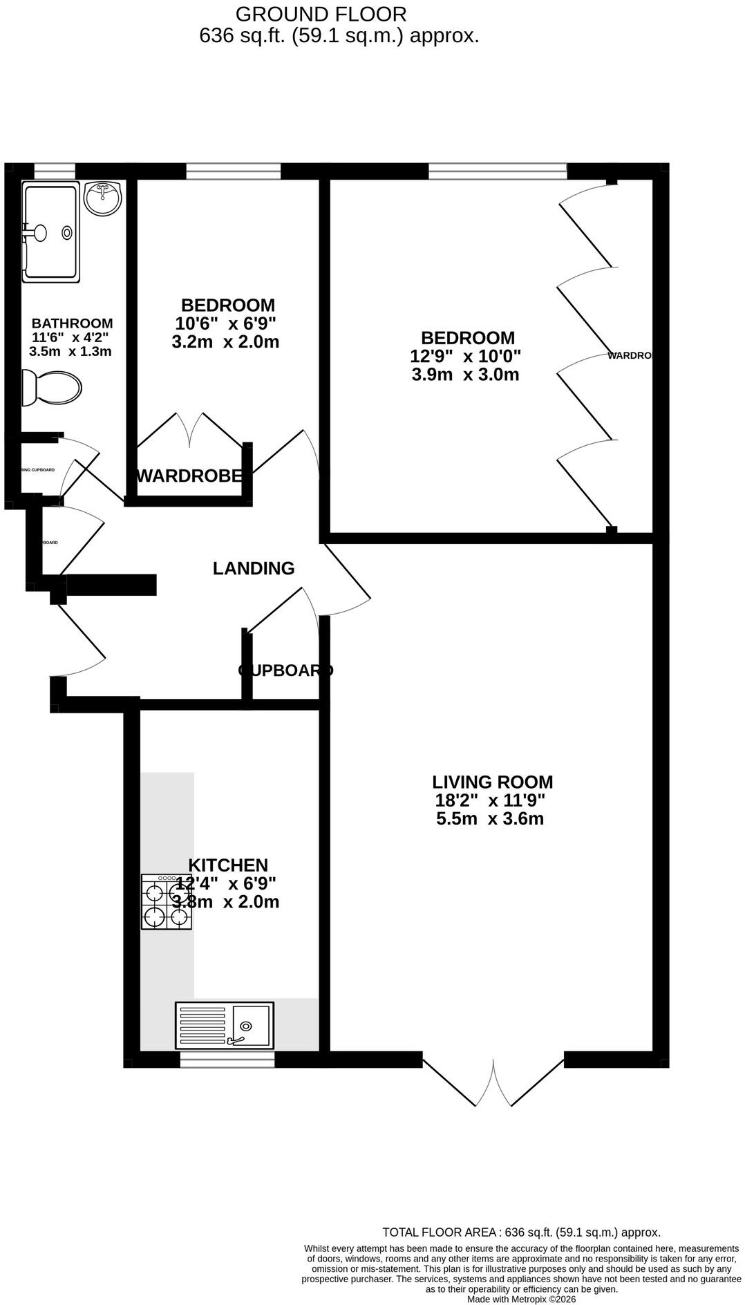 Woodlea Court, Alwoodley, LS17 floorplan