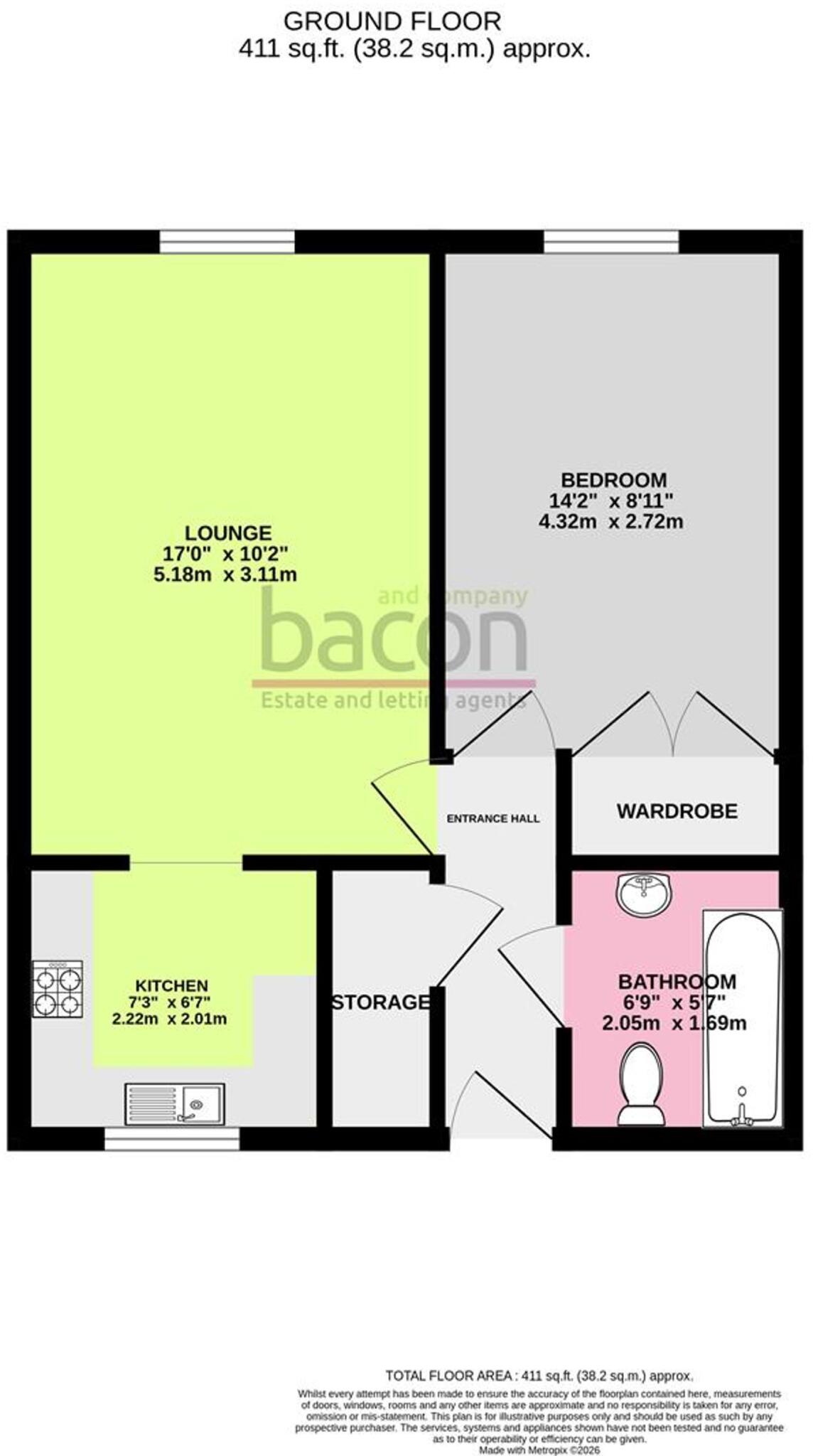 Penfold Road, Mortimer House, BN14 floorplan