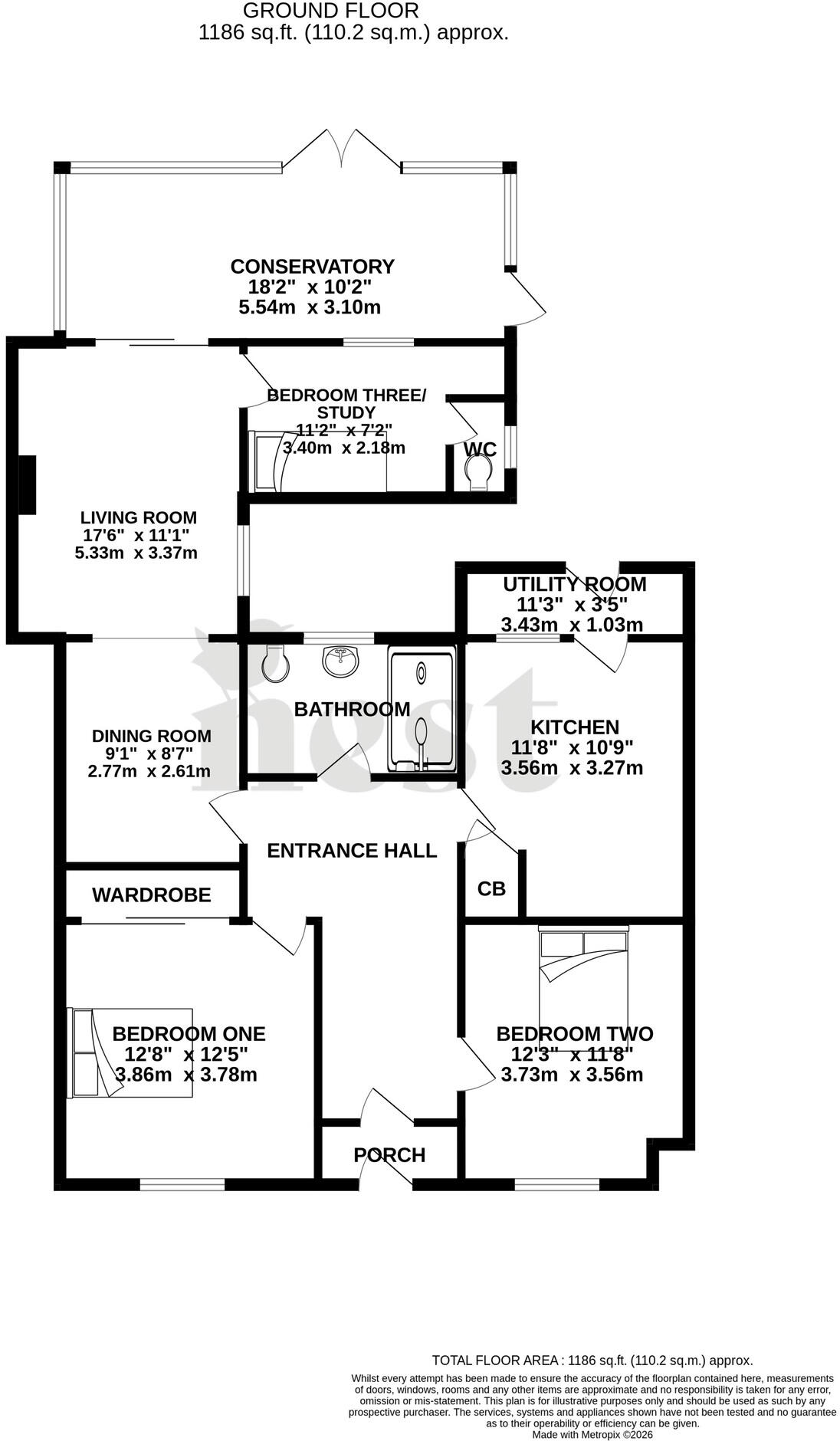 Silver Street, West Huntspill, Highbridge floorplan