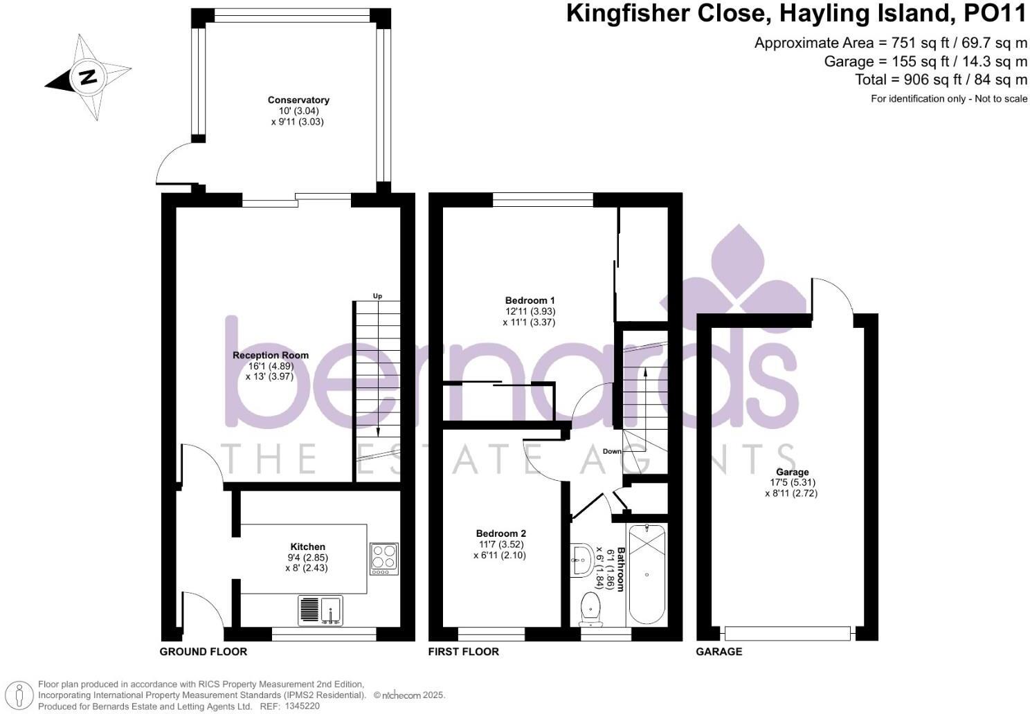 Kingfisher Close, Hayling Island floorplan