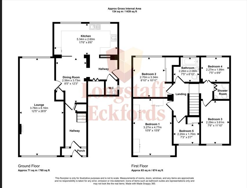 Northfields, Bourne floorplan