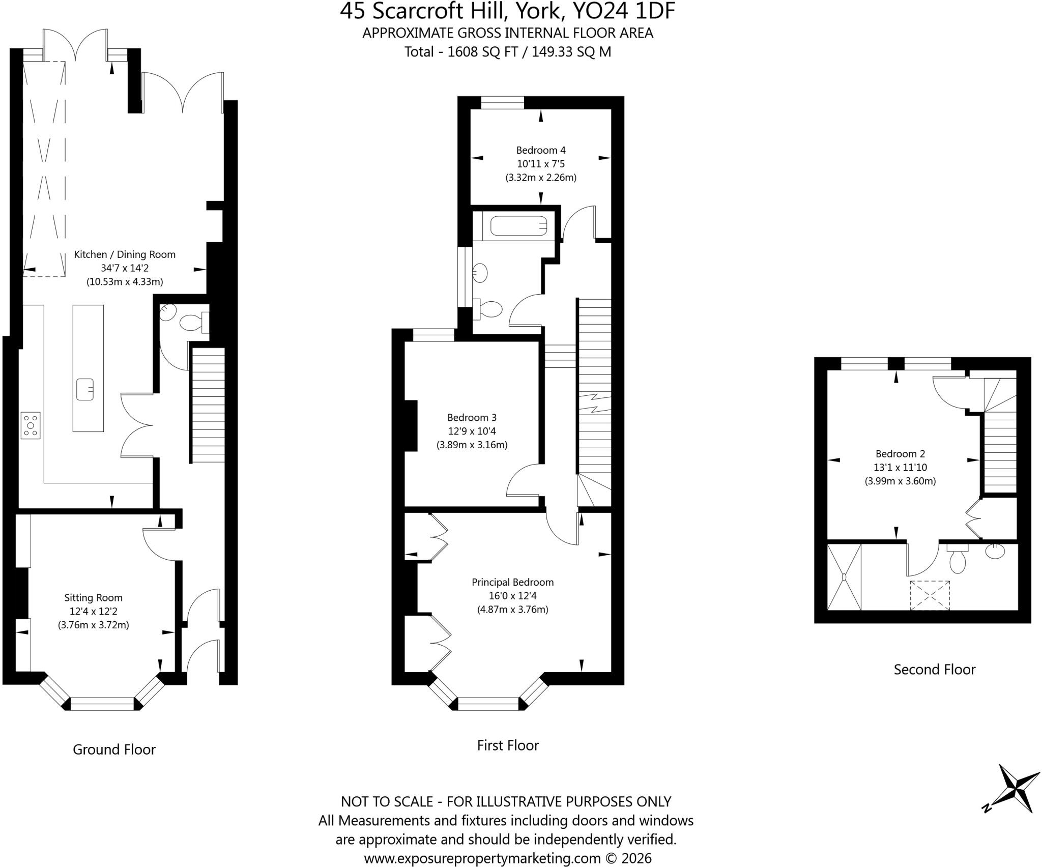 Scarcroft Hill, York, North Yorkshire, YO24 floorplan