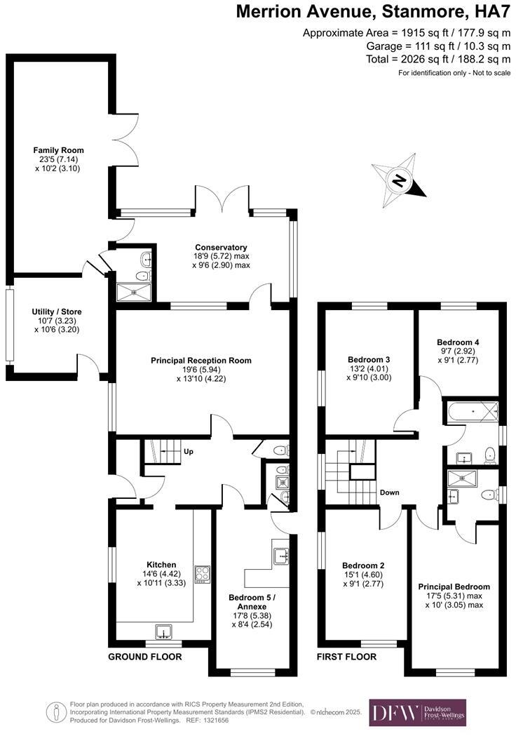 Merrion Avenue, Stanmore, HA7 floorplan