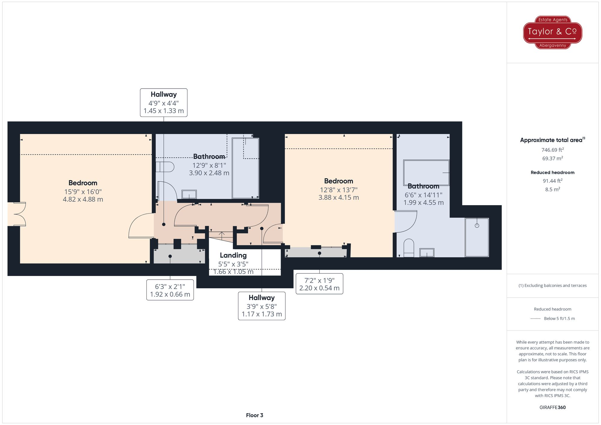 Llangattock, Powys, NP8 floorplan