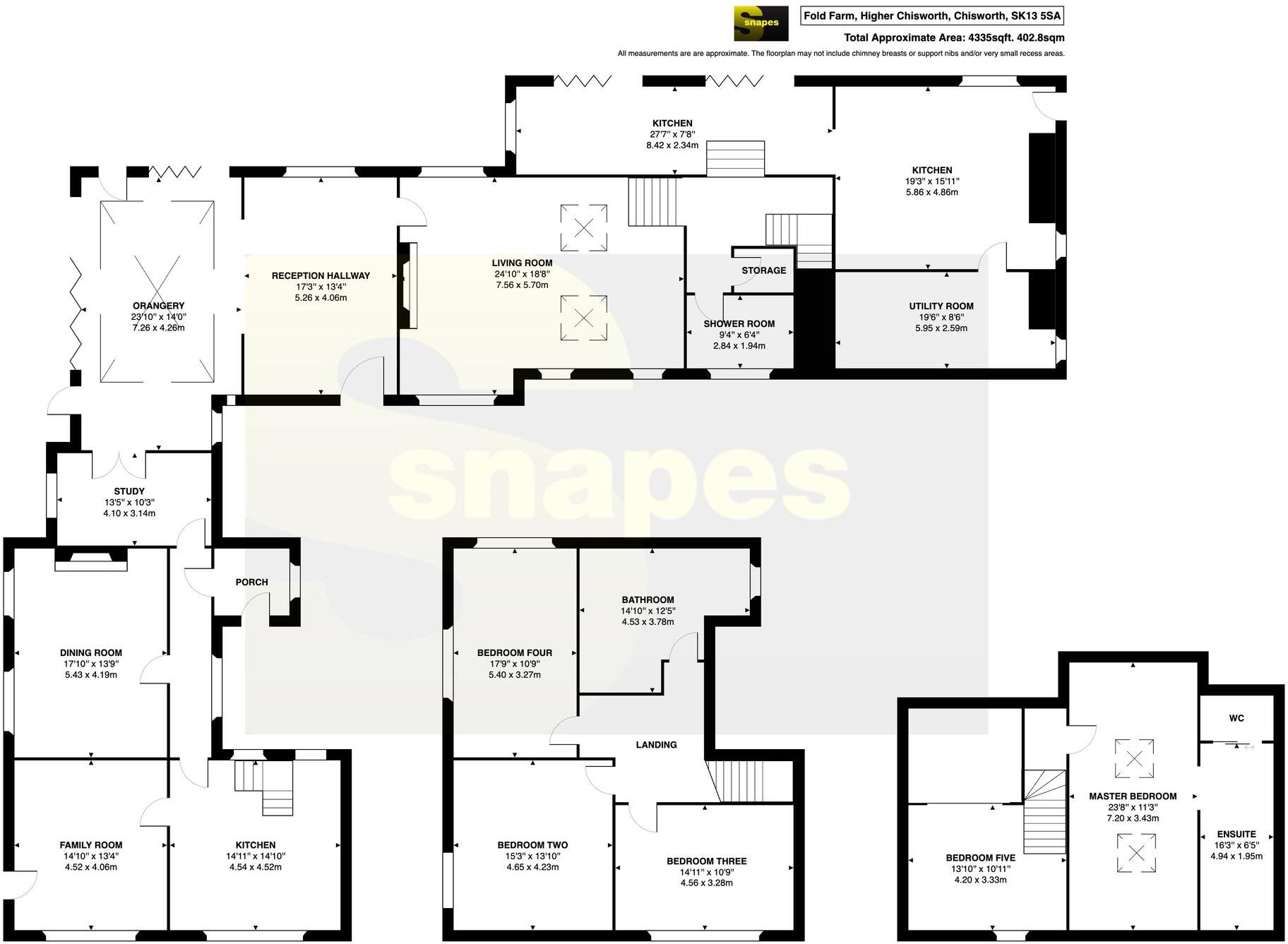 Higher Chisworth, Chisworth, SK13 floorplan