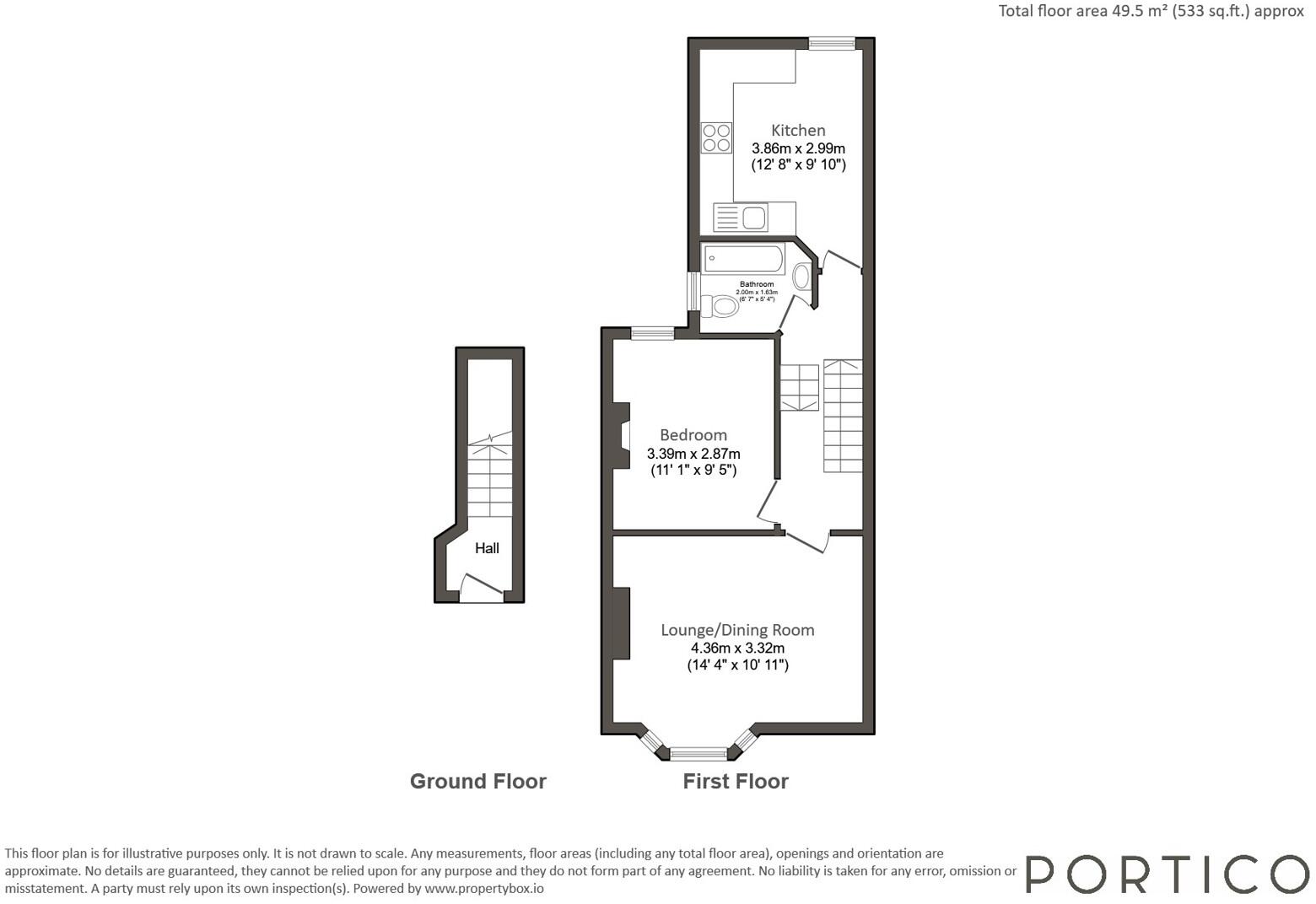St. Georges Road, London, E10 floorplan