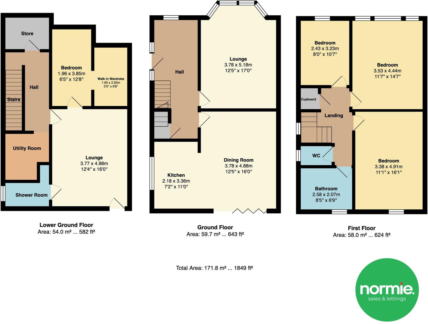 Glebelands Road, Prestwich, M25 floorplan