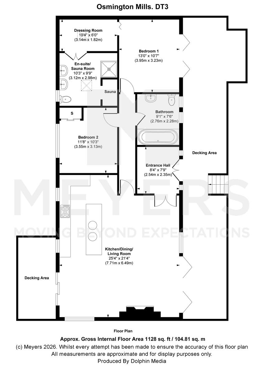 Cedar Falls, Weymouth, DT3 6 floorplan