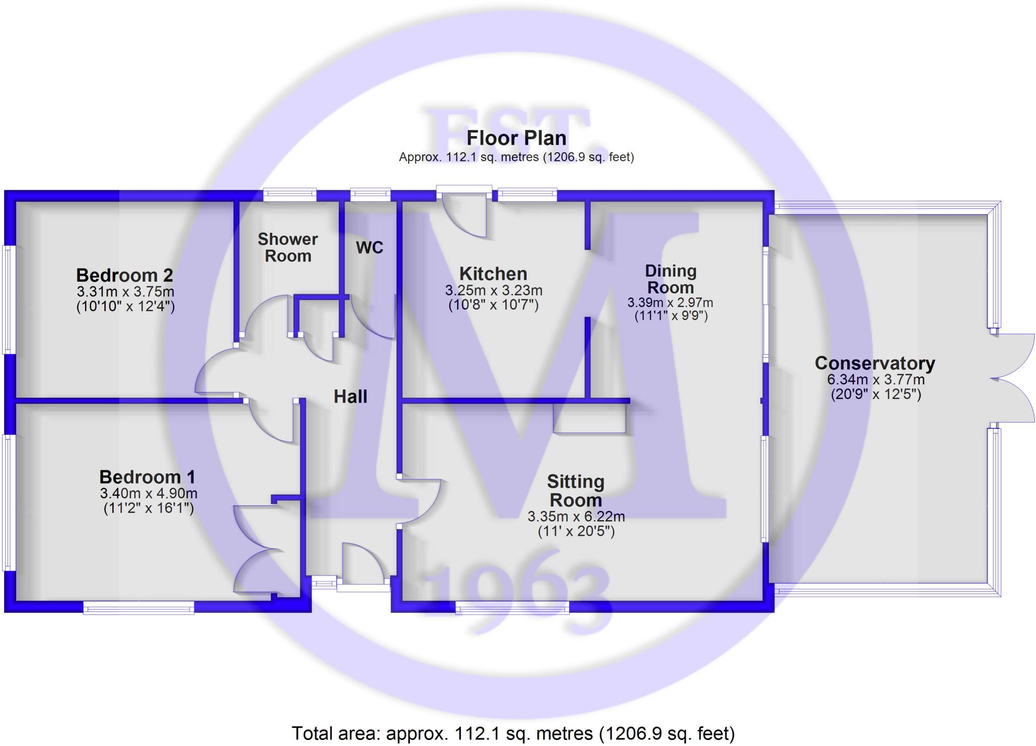 Oak Road, New Milton, Hampshire, BH25 floorplan