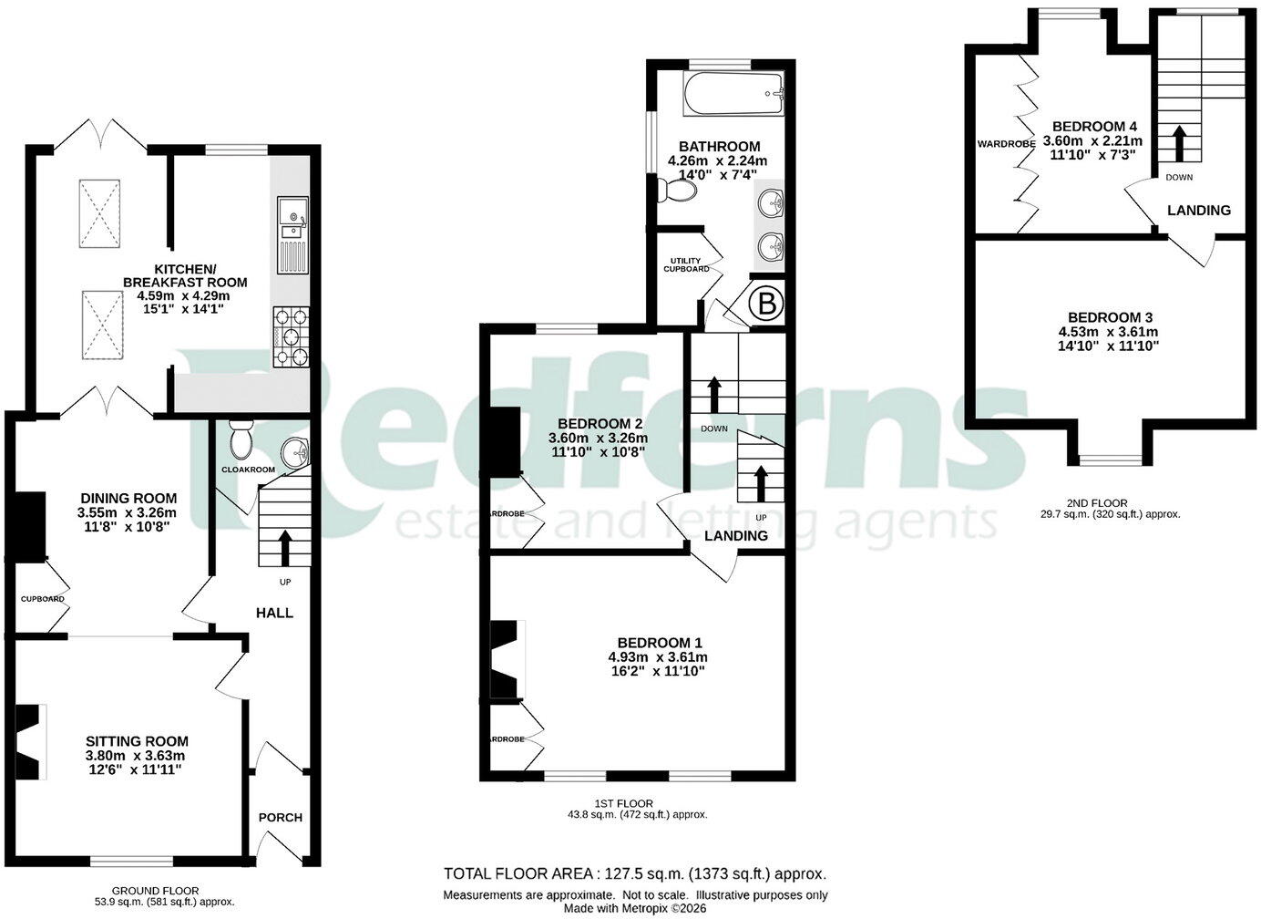 Portland Street, Exeter floorplan