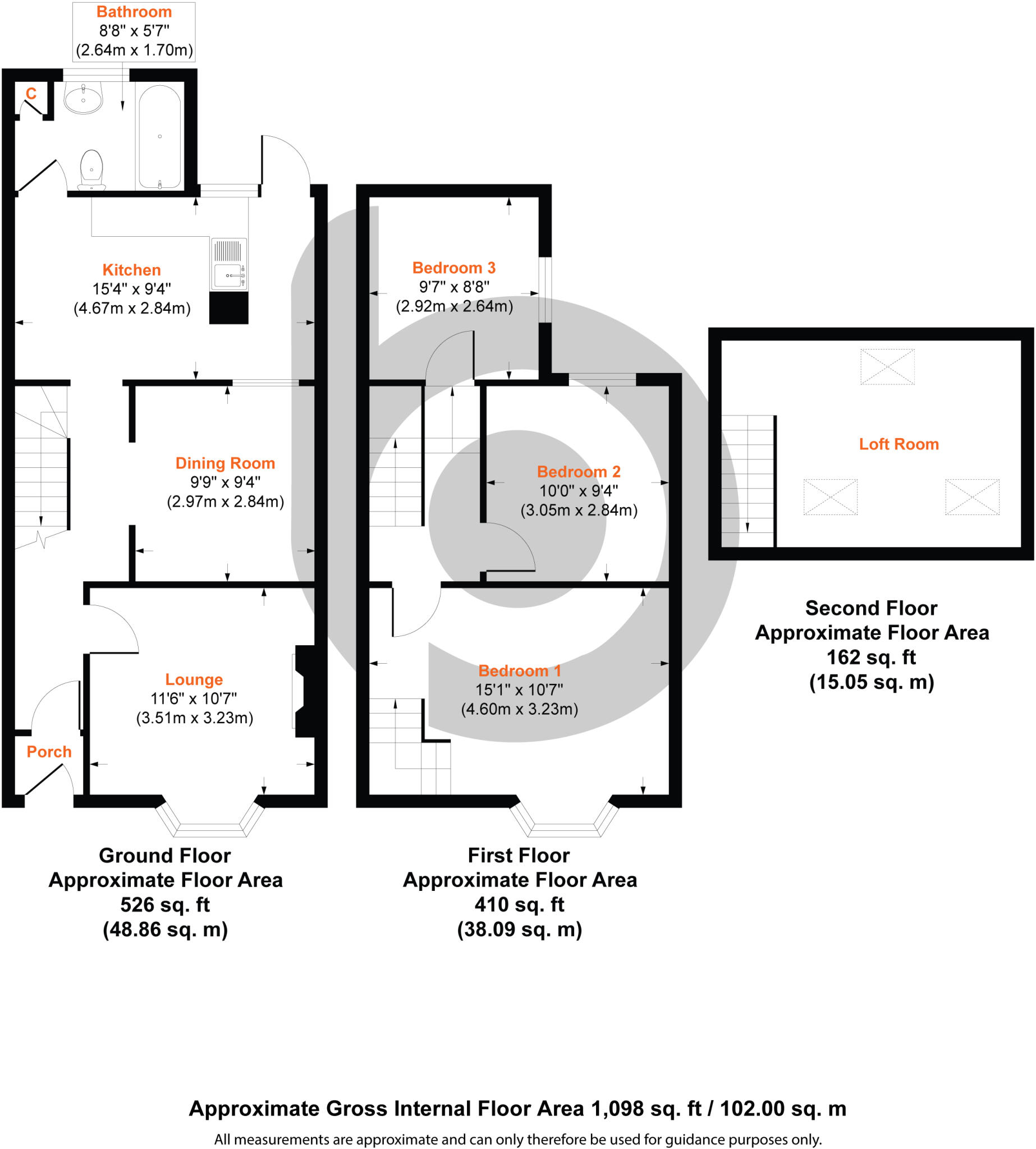 Chickerell Road, Weymouth, Dorset, DT4 floorplan