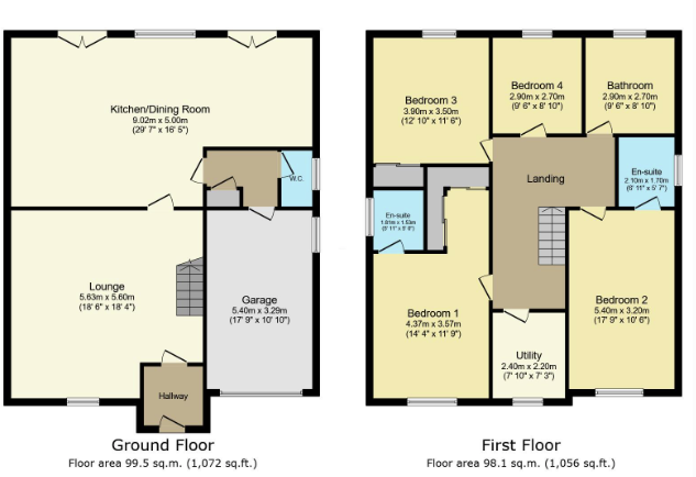 4, Drover Place, Kinnaird, Larbert, FK5 4GX floorplan