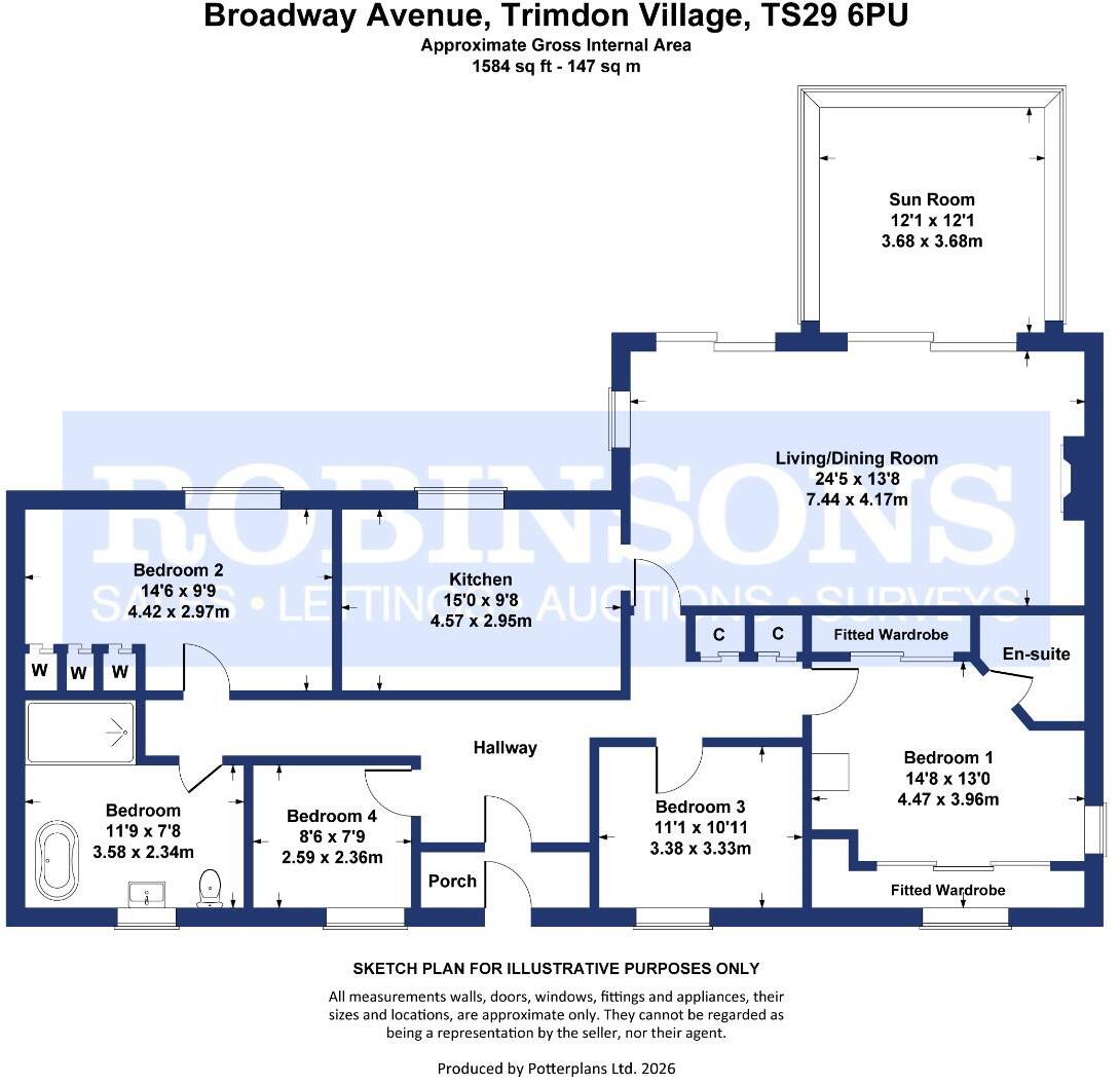 Broadway Avenue, Trimdon Village floorplan