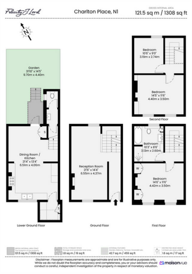 Charlton Place, London N1 floorplan
