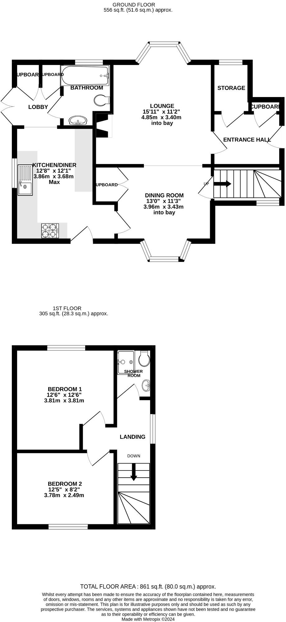 Main Road, Holbury floorplan