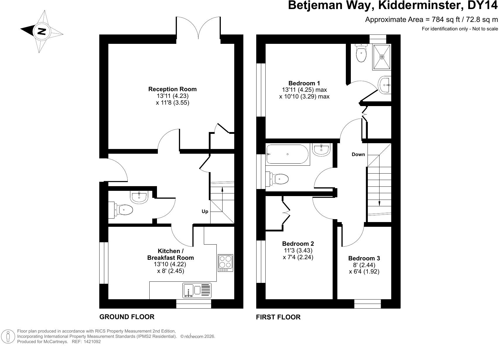 Betjeman Way, Cleobury Mortimer, Kidderminster, Shropshire floorplan