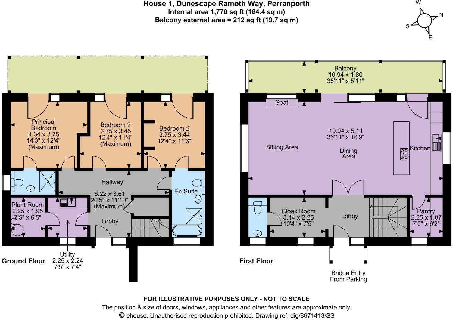 Ramoth Way, Perranporth, Cornwall floorplan