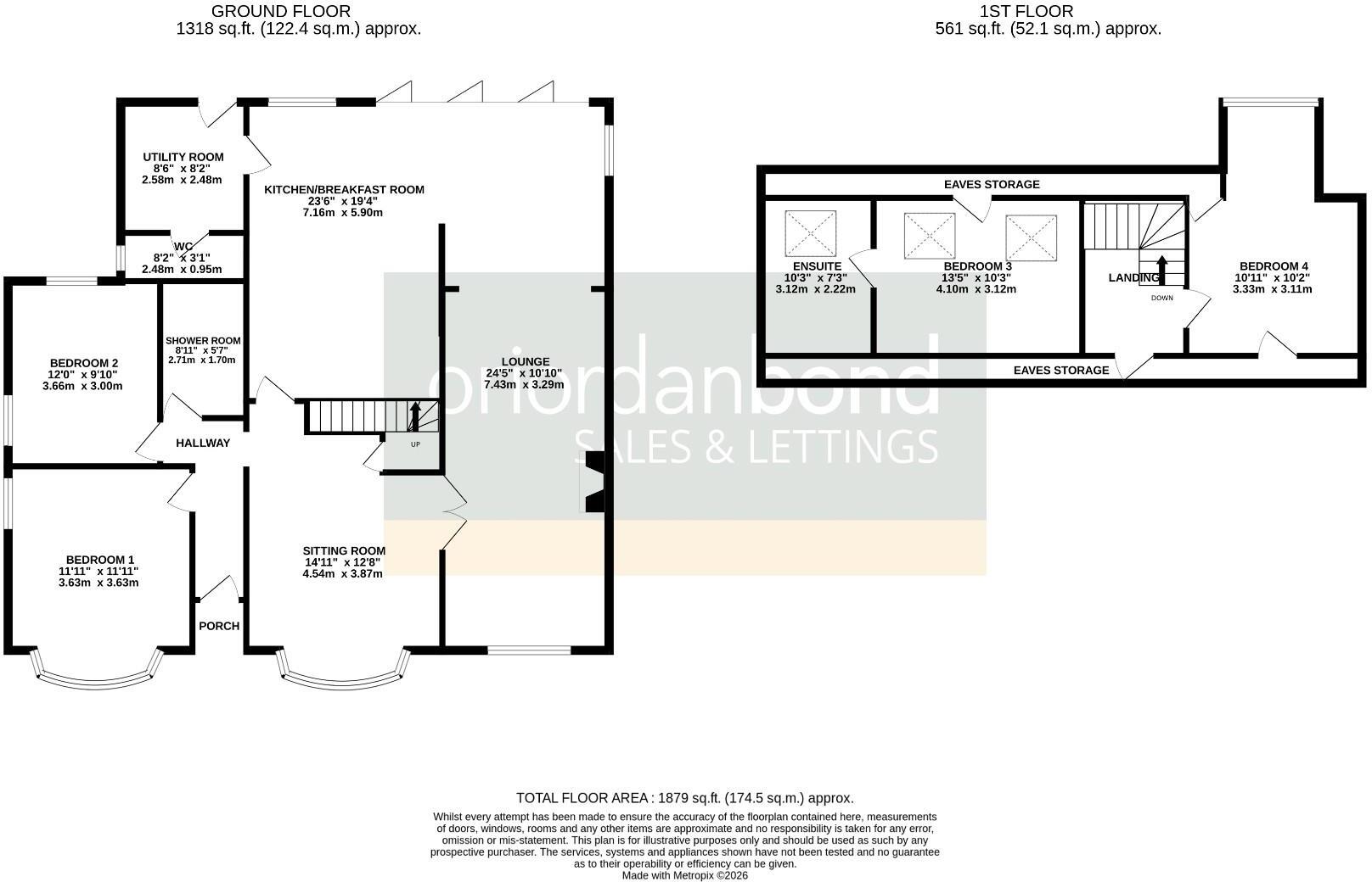 Rushden Road, Wymington, North Bedfordshire NN10 floorplan