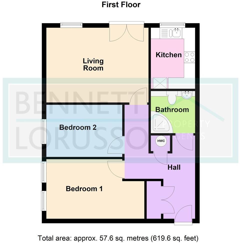Crosshall Road, Eaton Ford, St Neots, PE19 floorplan
