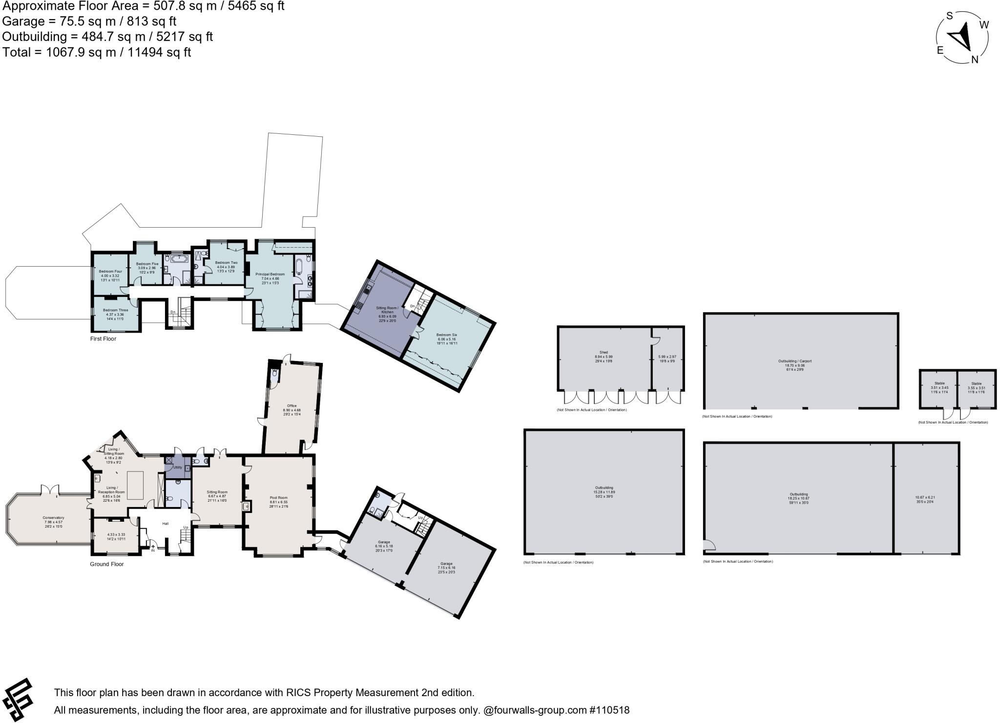 Ullington, Evesham, Worcestershire, WR11 floorplan