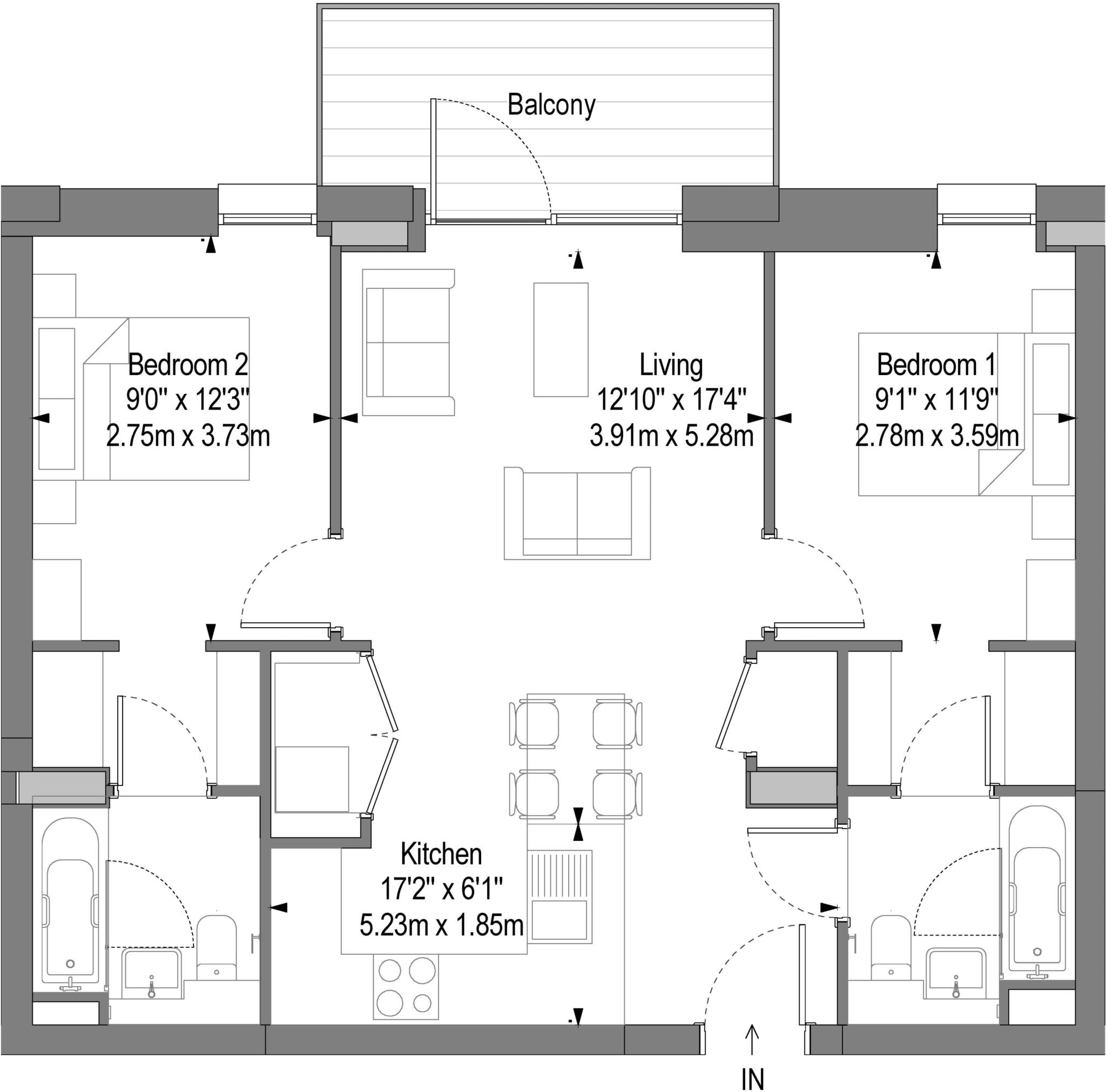 Barking Wharf Square, Barking, London IG11 floorplan