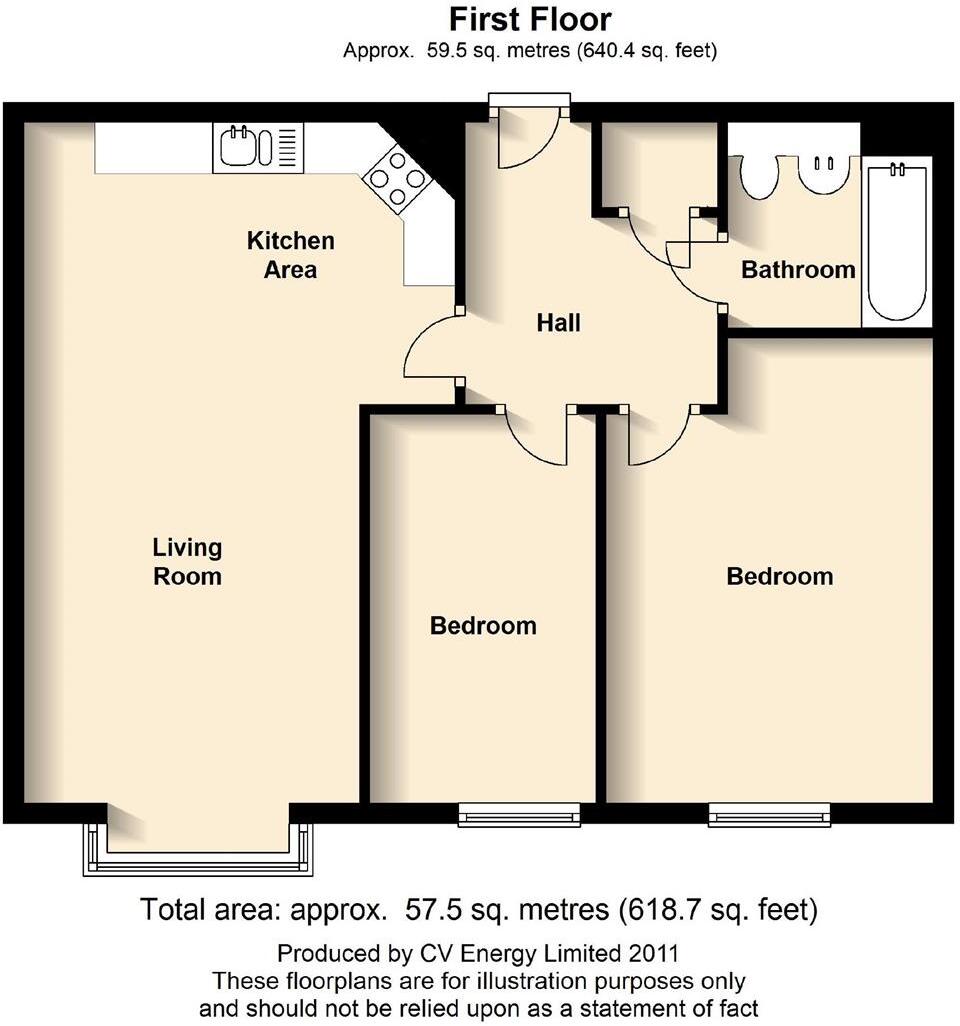 Coten End, Warwick floorplan