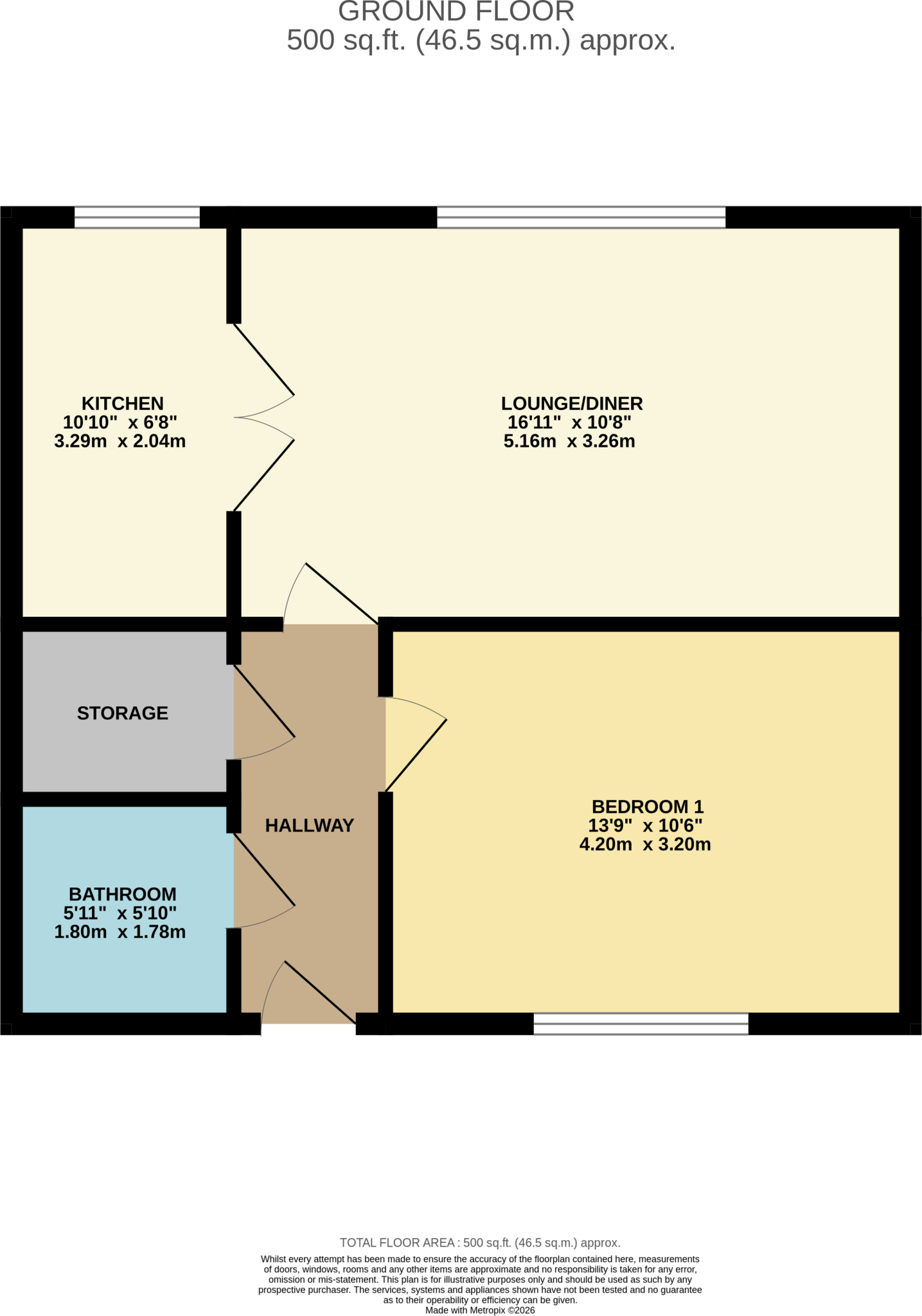 Edgeley road flat , Cheadle Heath floorplan