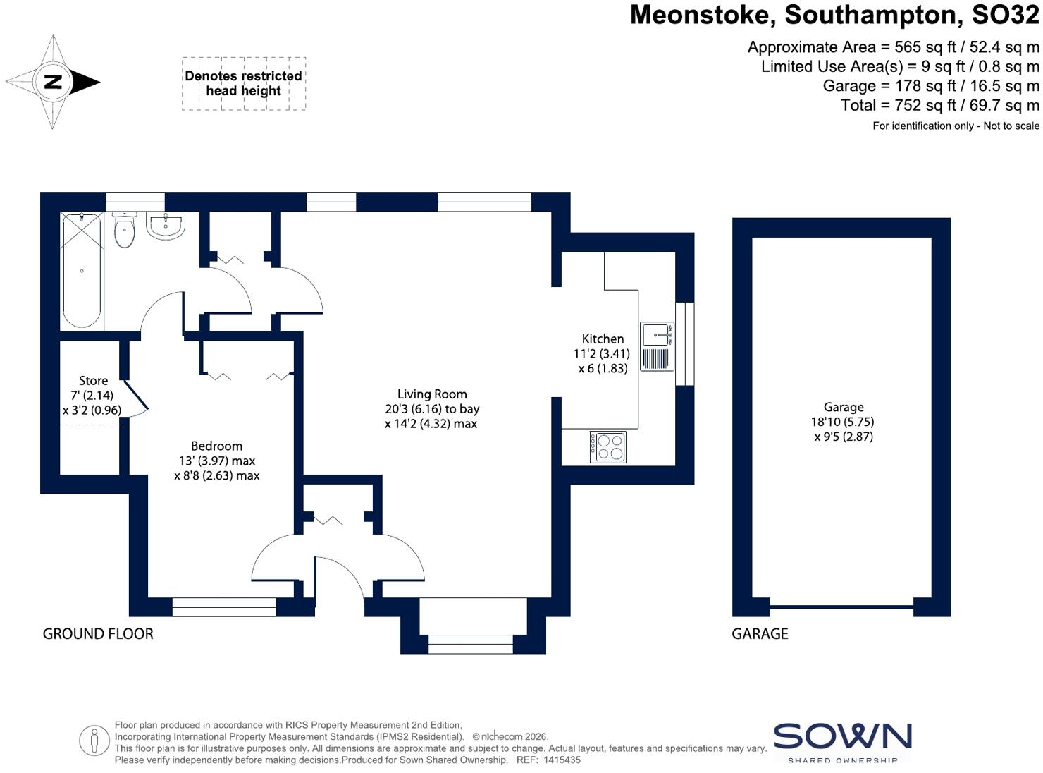 Oxendown, Meonstoke, Southampton floorplan